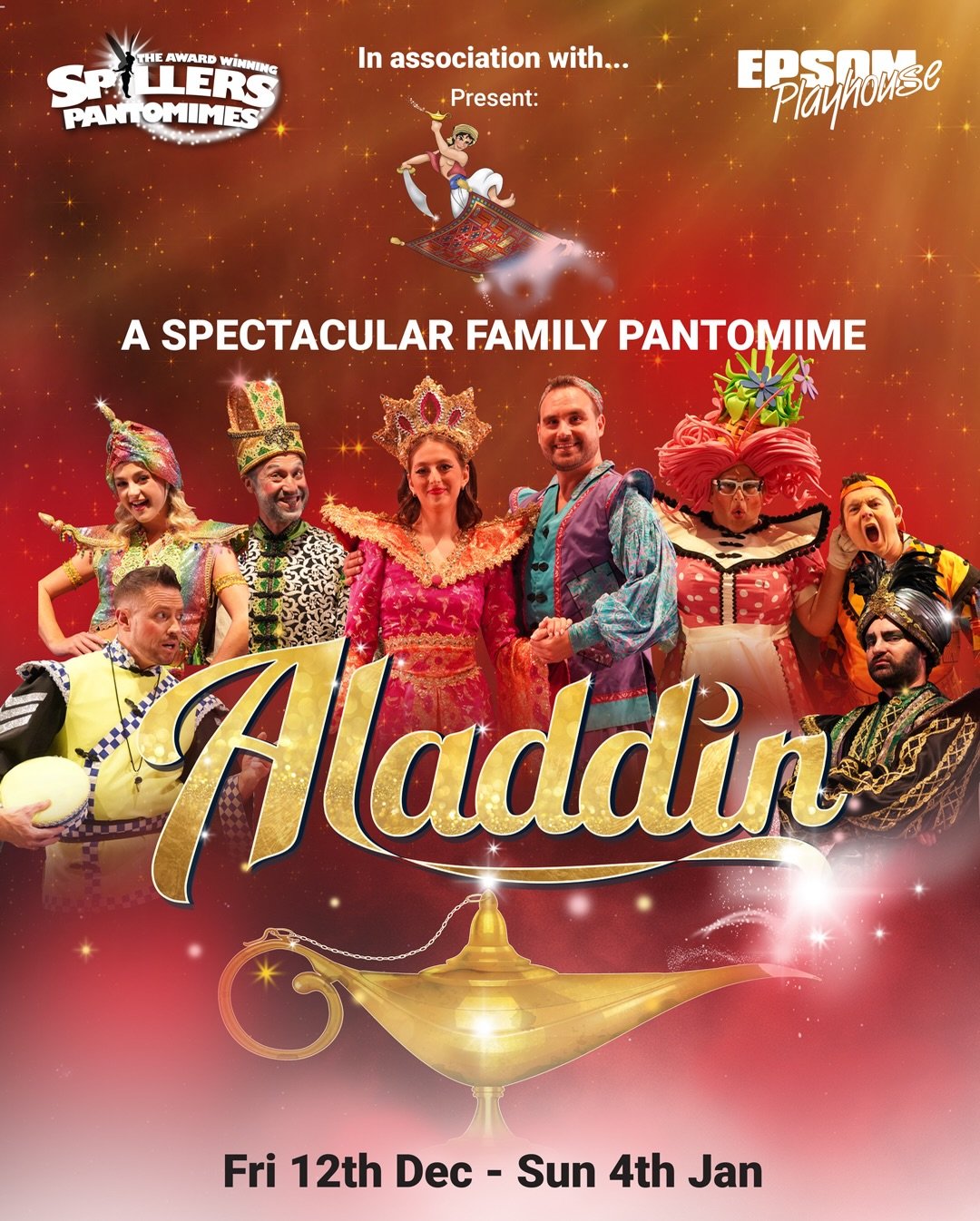 There&rsquo;s magic in the air with panto season in full swing at @epsomplayhouse 🎭🎄Watch Aladdin &amp; co now and up until Sunday 4th January 2026 - and don&rsquo;t forget to fill out your Three Wishes - as seen in the latest issue of @_onceuponat