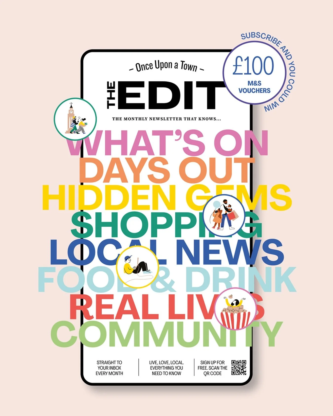 Silly question but who doesn&rsquo;t want a chance to WIN a &pound;100 Marks &amp; Spencer voucher? 👀
All you need to do is subscribe to The Edit - our monthly newsletter - and you&rsquo;re in the draw. Easy peasy! 

Tap the subscribe 🔗 in our bio 