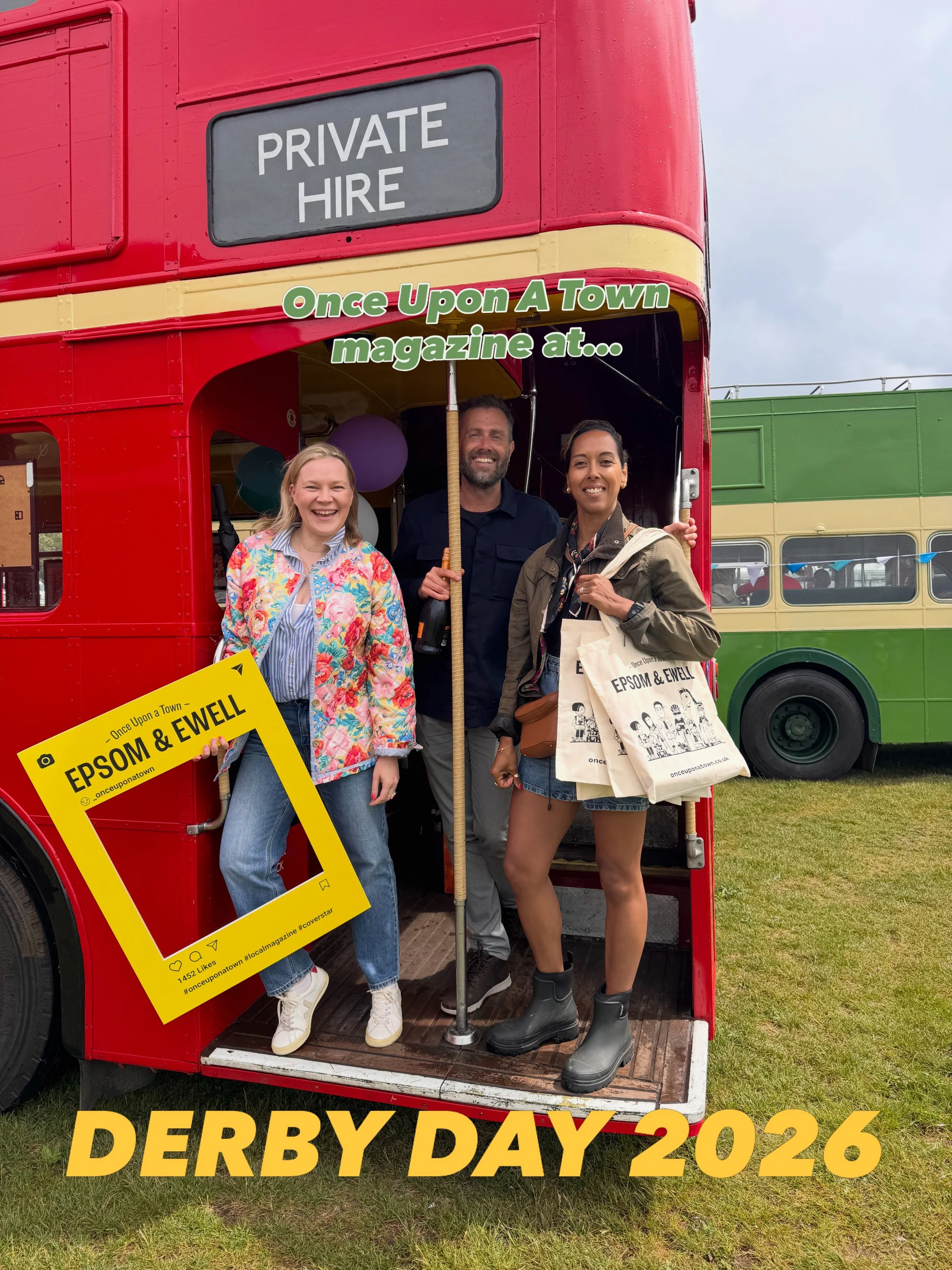 Bubbles on the bus at The Betfred Derby Festival 2026 and our first time hosting a double decker bus in the Community Zone on The Hill for Derby Day 🎉
Christmas Day 🏇🏼 came early 🏆 (and brought the weather too ☔️) but side-by-side other brilliant