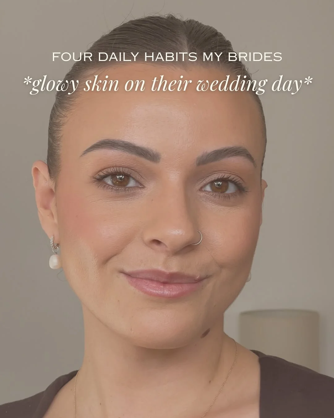 Four daily habits my brides did to have *glowy skin on their wedding day*

I bet you&rsquo;re only doing one of these rn!! And it&rsquo;s not enough. If you&rsquo;re getting married in 2026 this is your sign to implement this now so you enter 2026 wi
