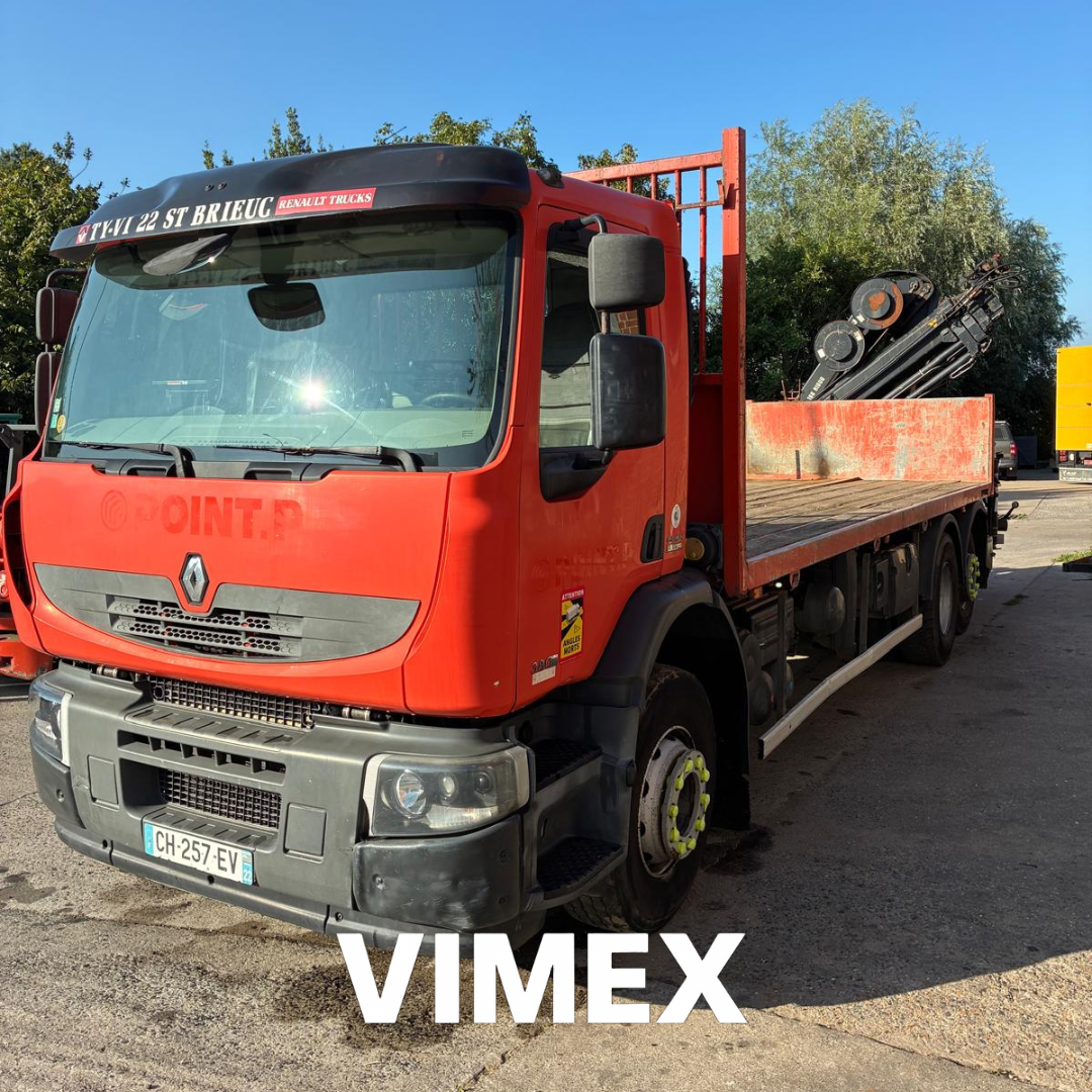 Renault Lander 380.26 6x2 + HIAB XS 166 E4 HIDUO (4 EXT) 6x2