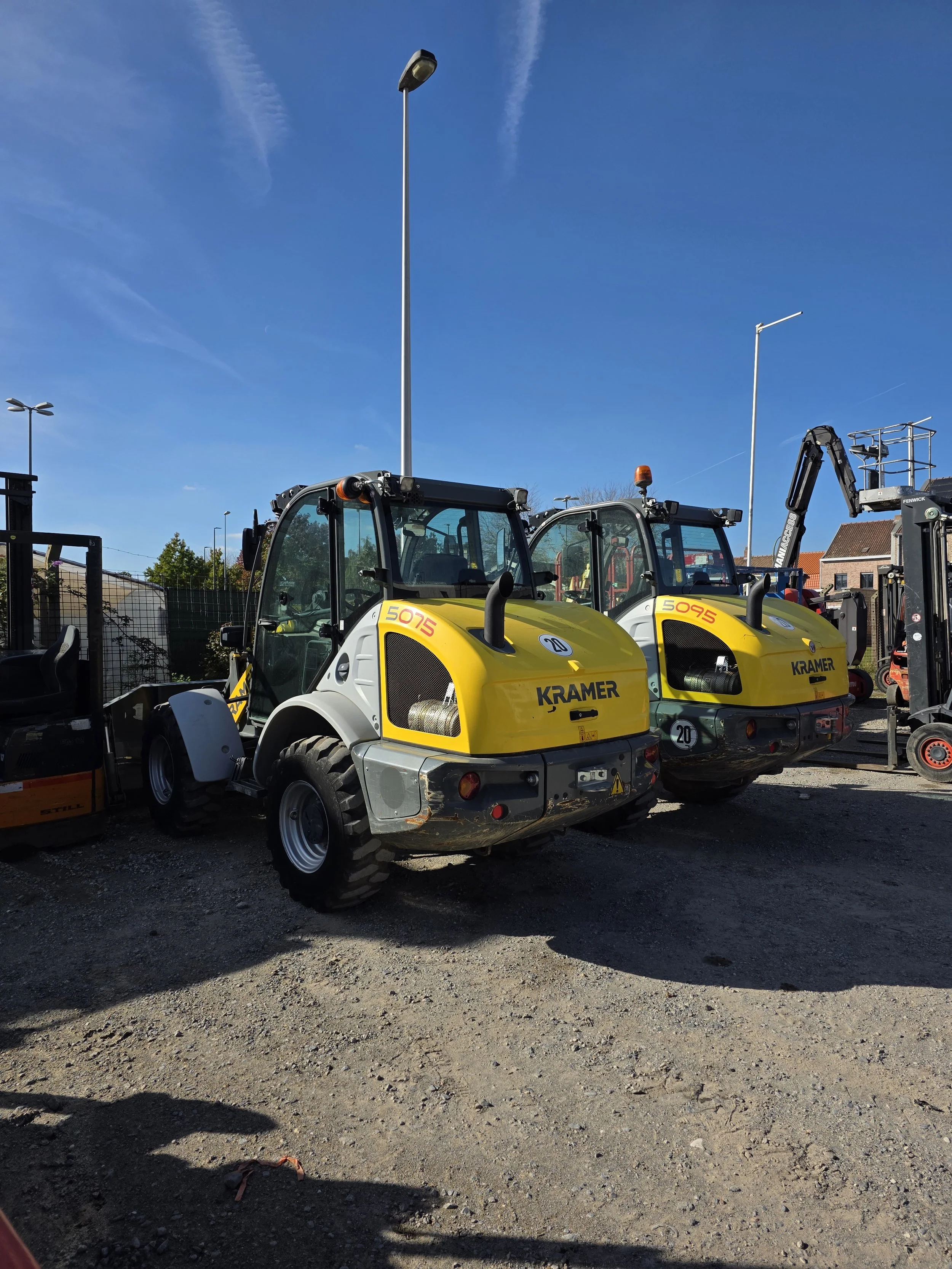 Used Kramer wheel loaders for sale at machinery trader VIMEX Belgium