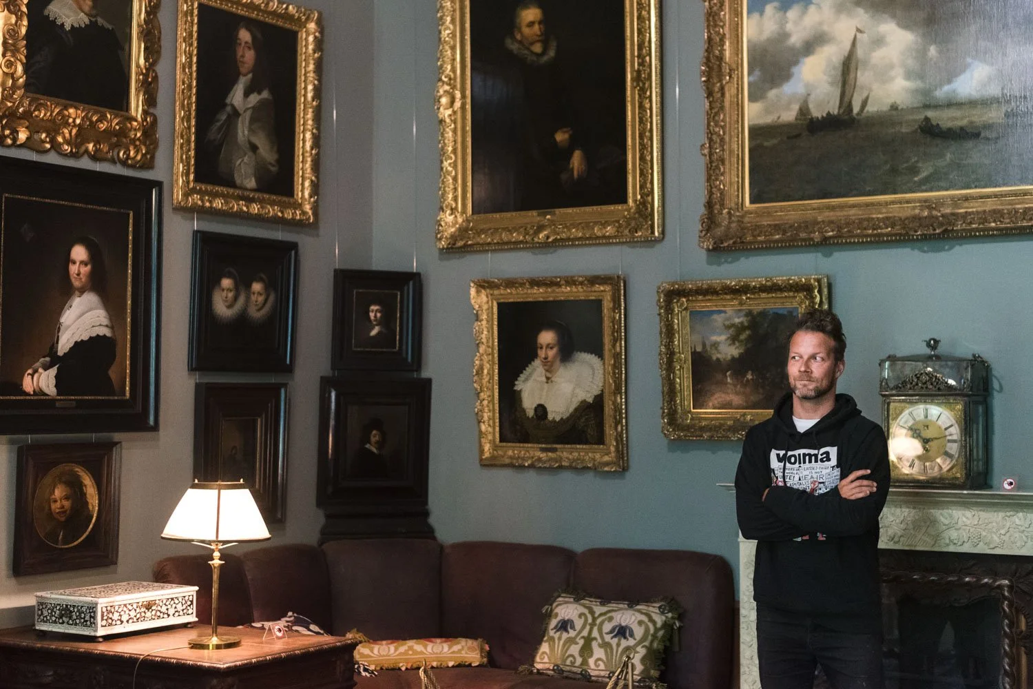 Visual artist Jani Leinonen at Sinebrychoff art museum