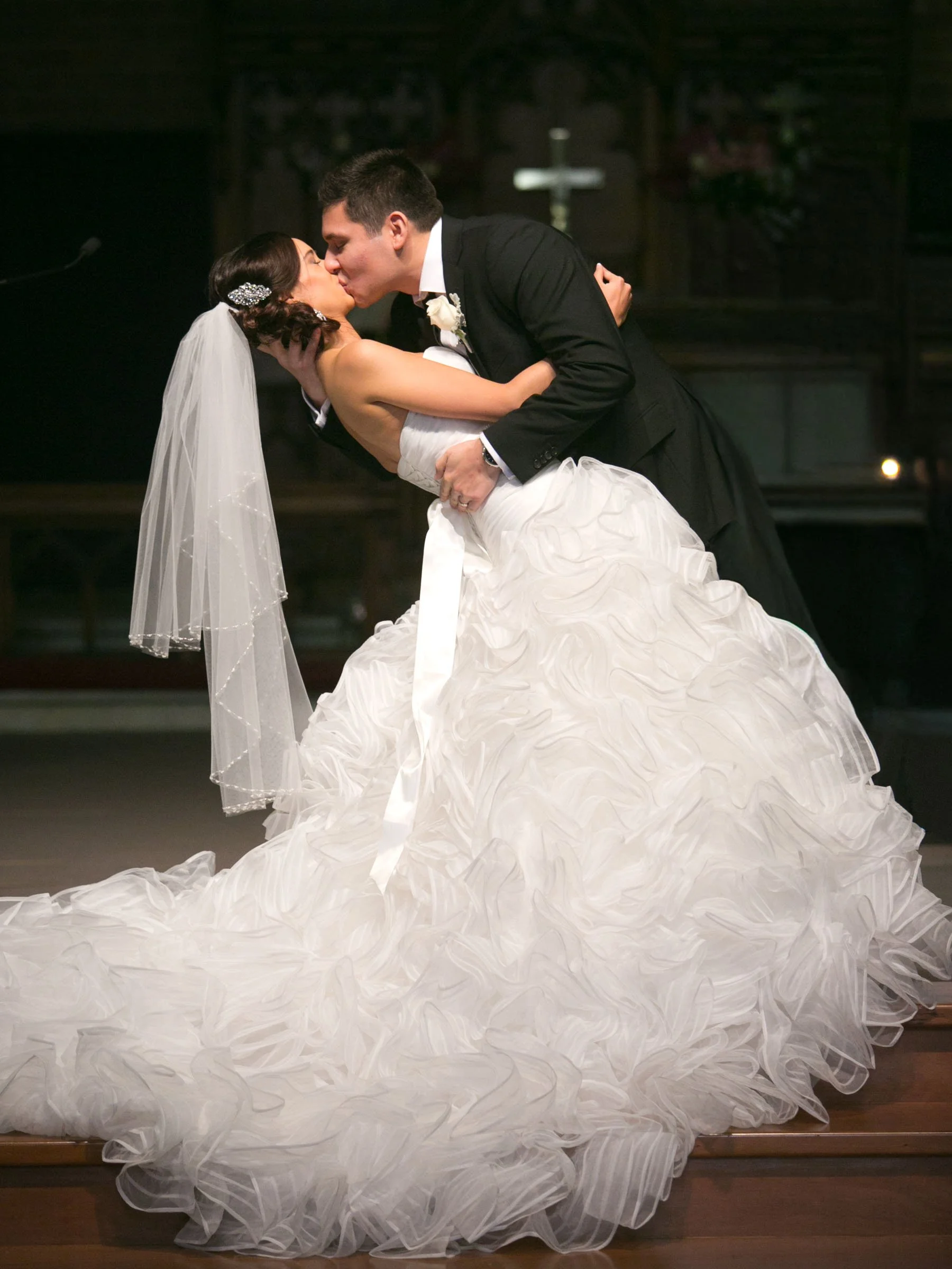 First kiss at St Matthews Anglican Church Manly