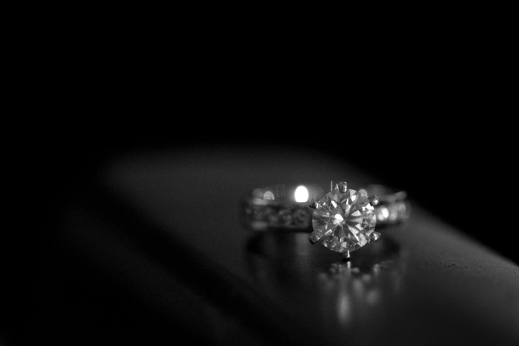 Engagement ring detail, Sydney wedding