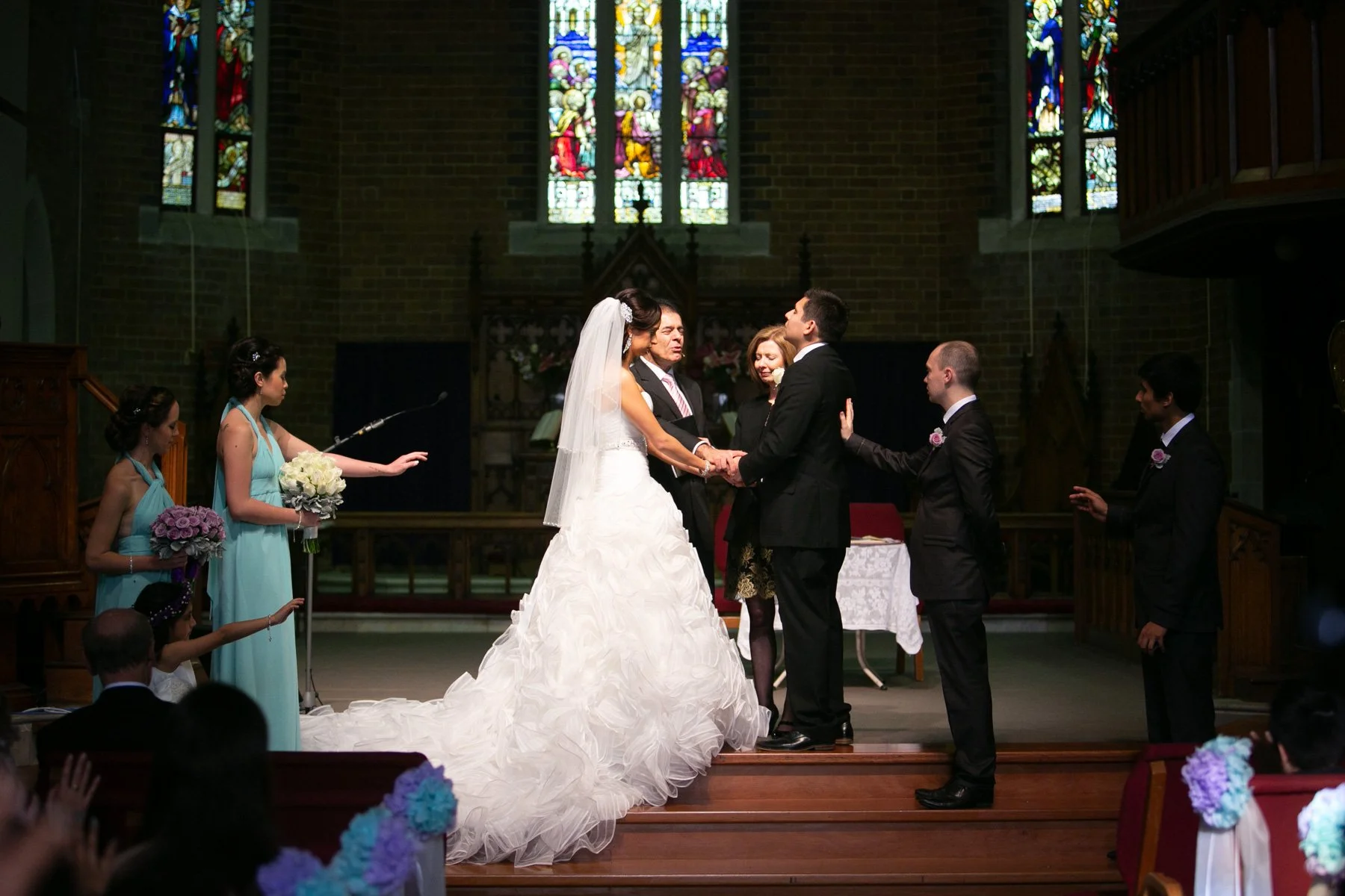 Wedding prayer of blessing St Matthews Anglican Church Manly