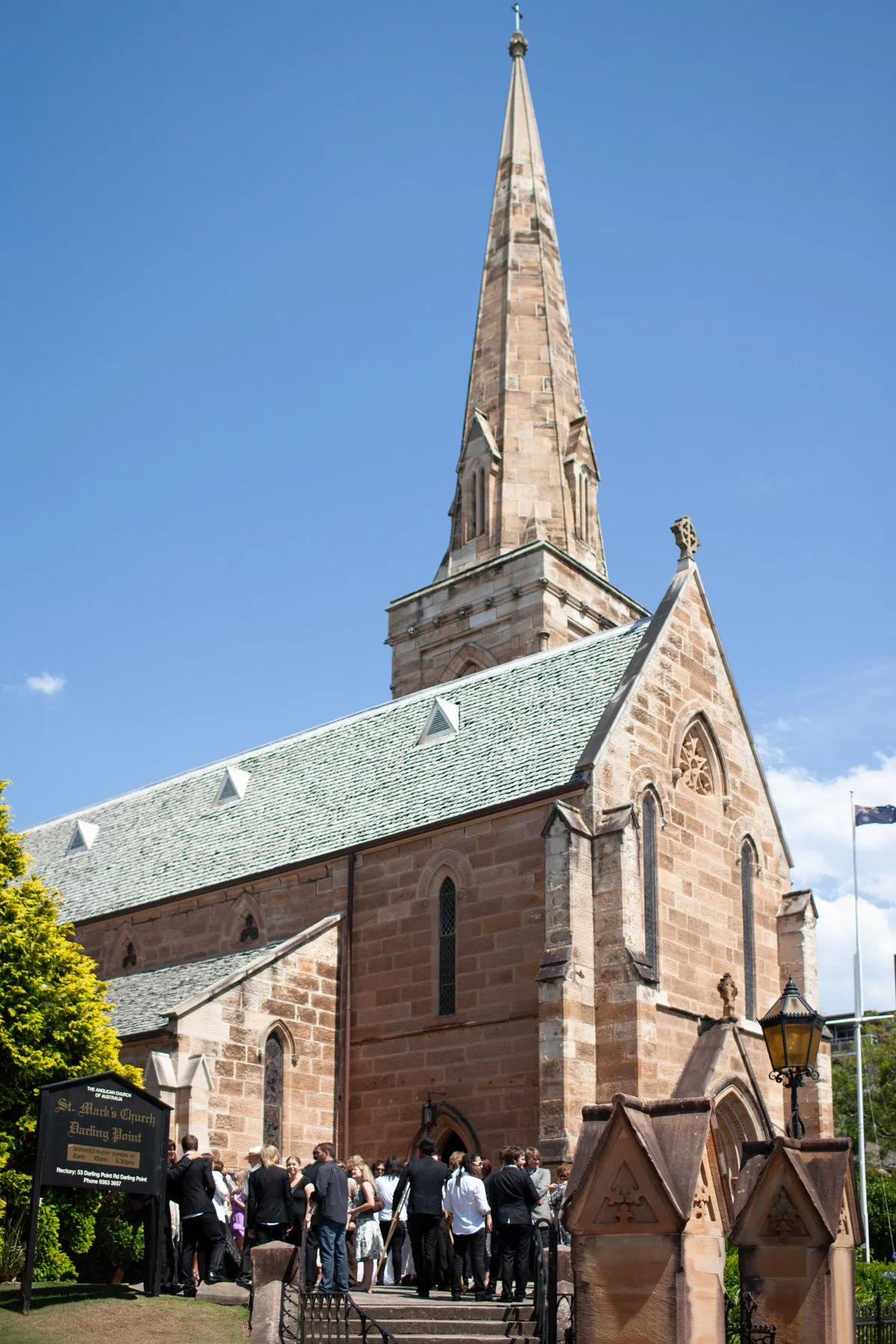Steeple of Marks Anglican Church Darling Point