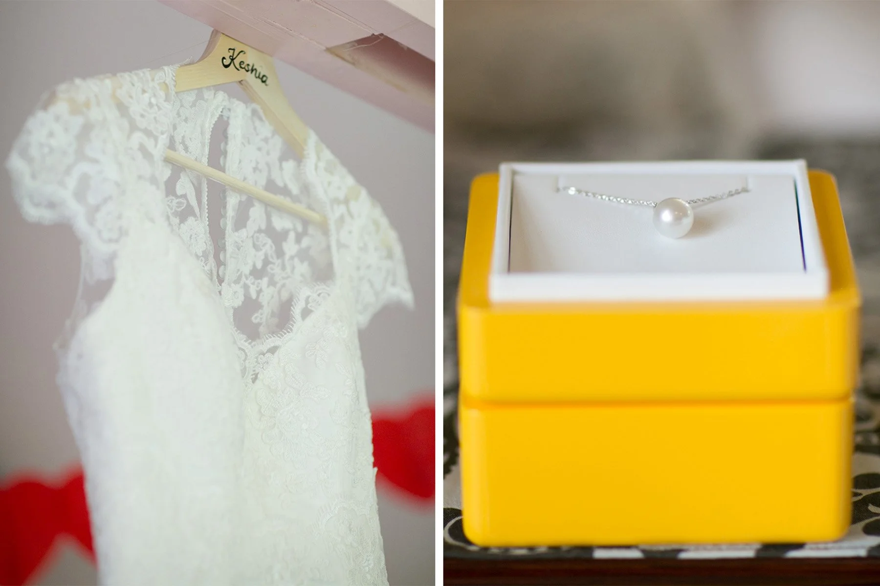 Wedding dress and ring detail Sydney wedding preparation