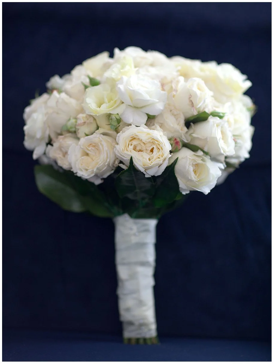 Bridal bouquet detail