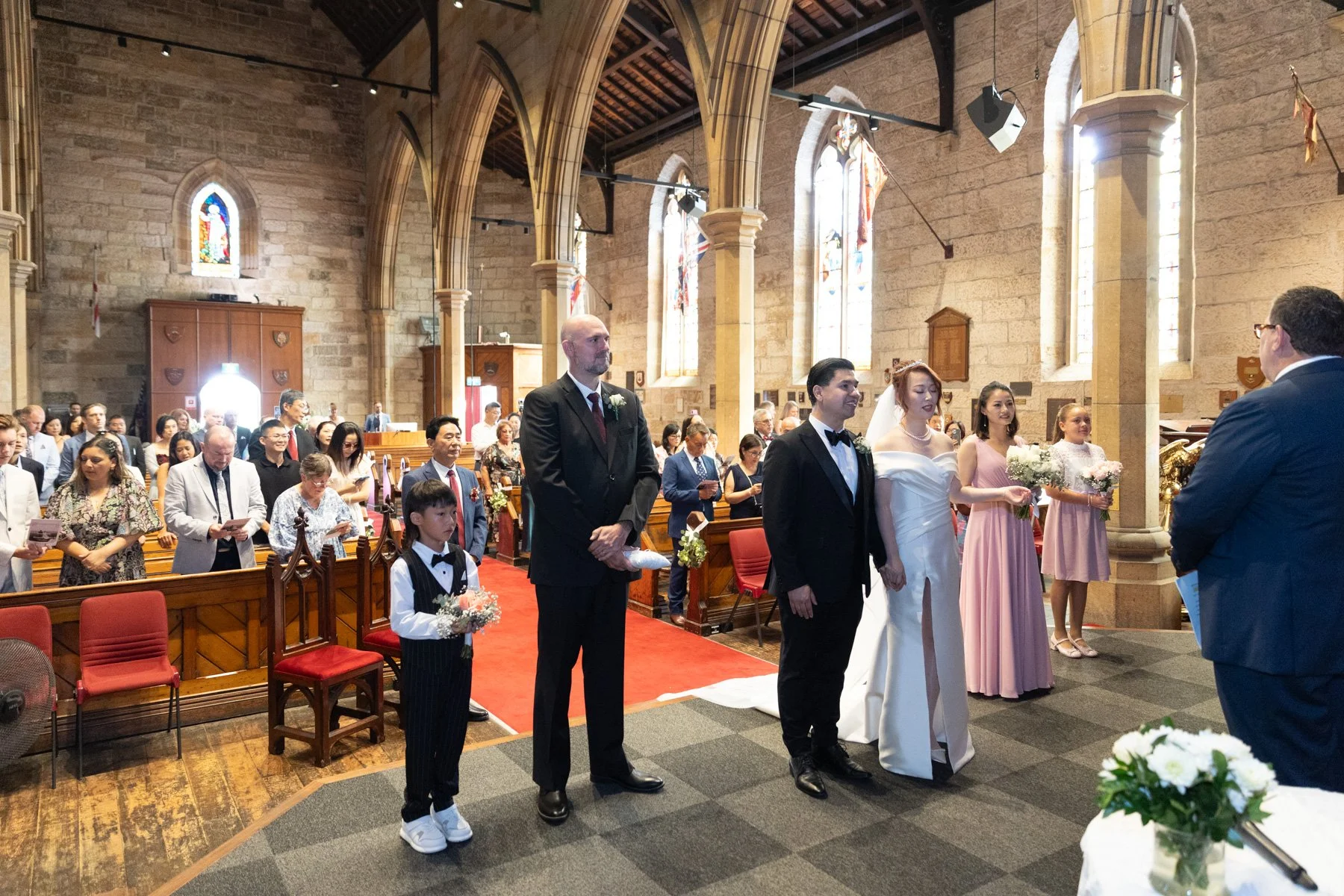 Interior view from the stage of The Garrison Church, Millers Point
