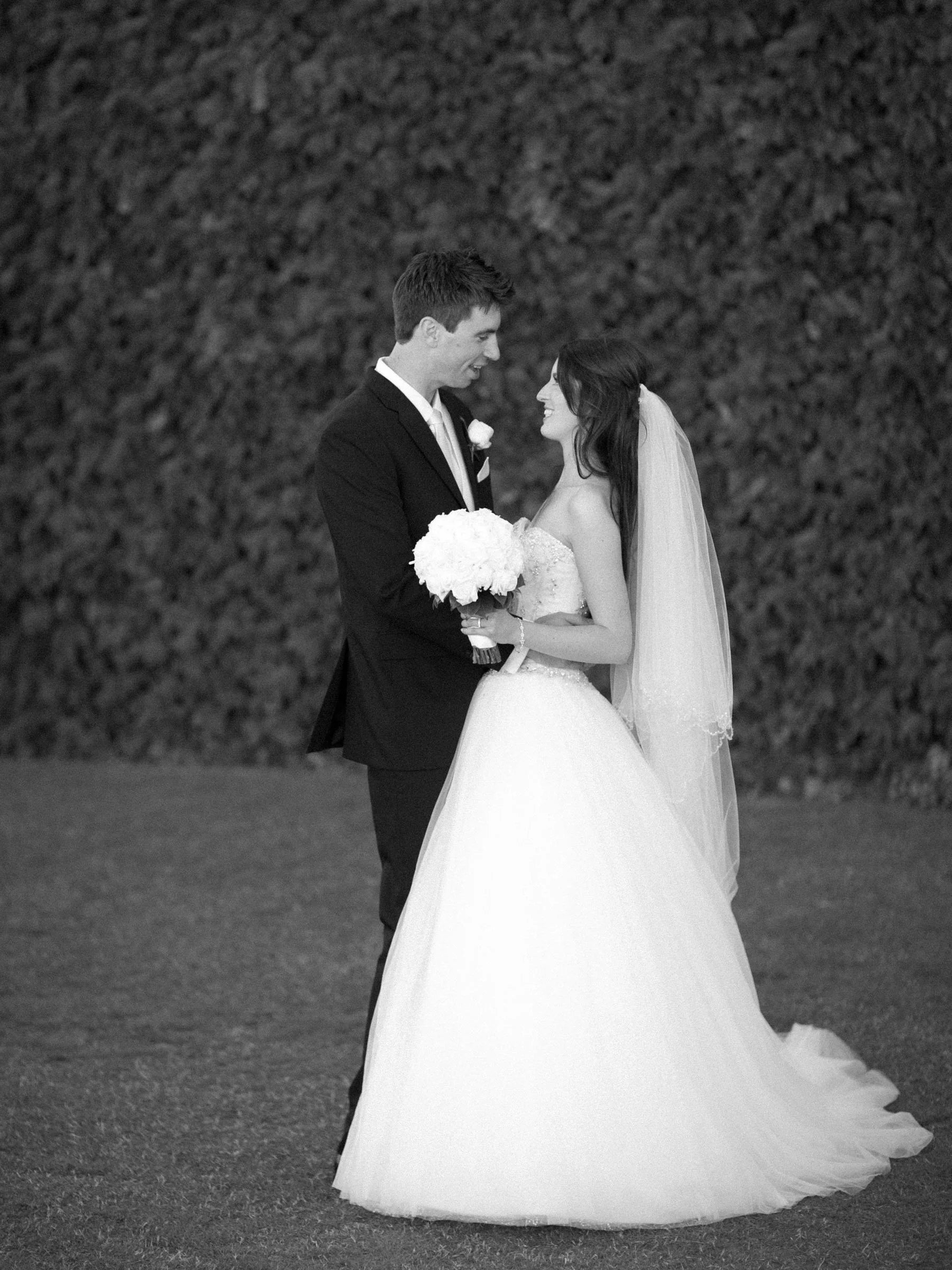 Bridal portrait at Shore School Chapel, North Sydney