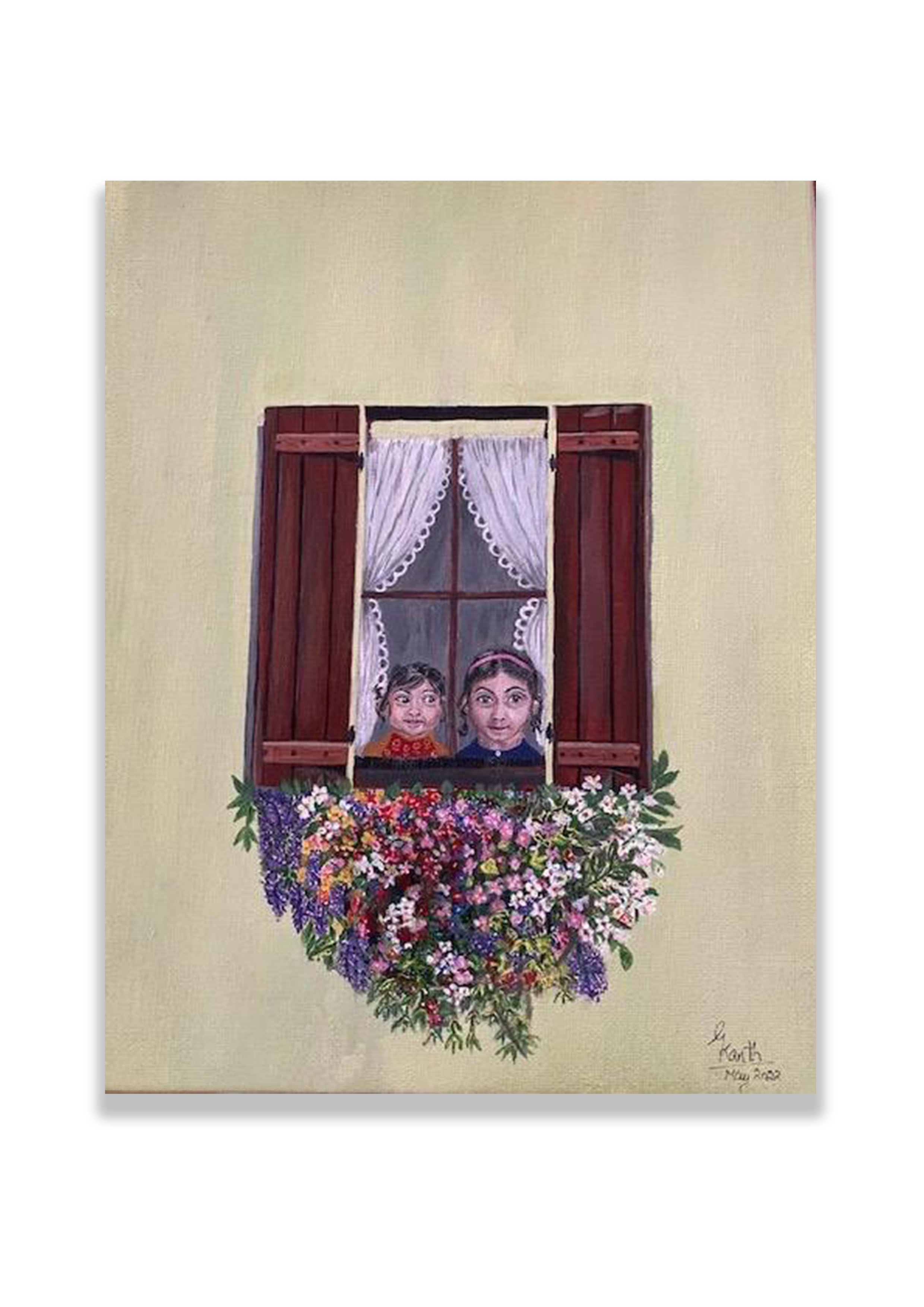 Acrylic on canvas - Gayatri Kanth - Sold