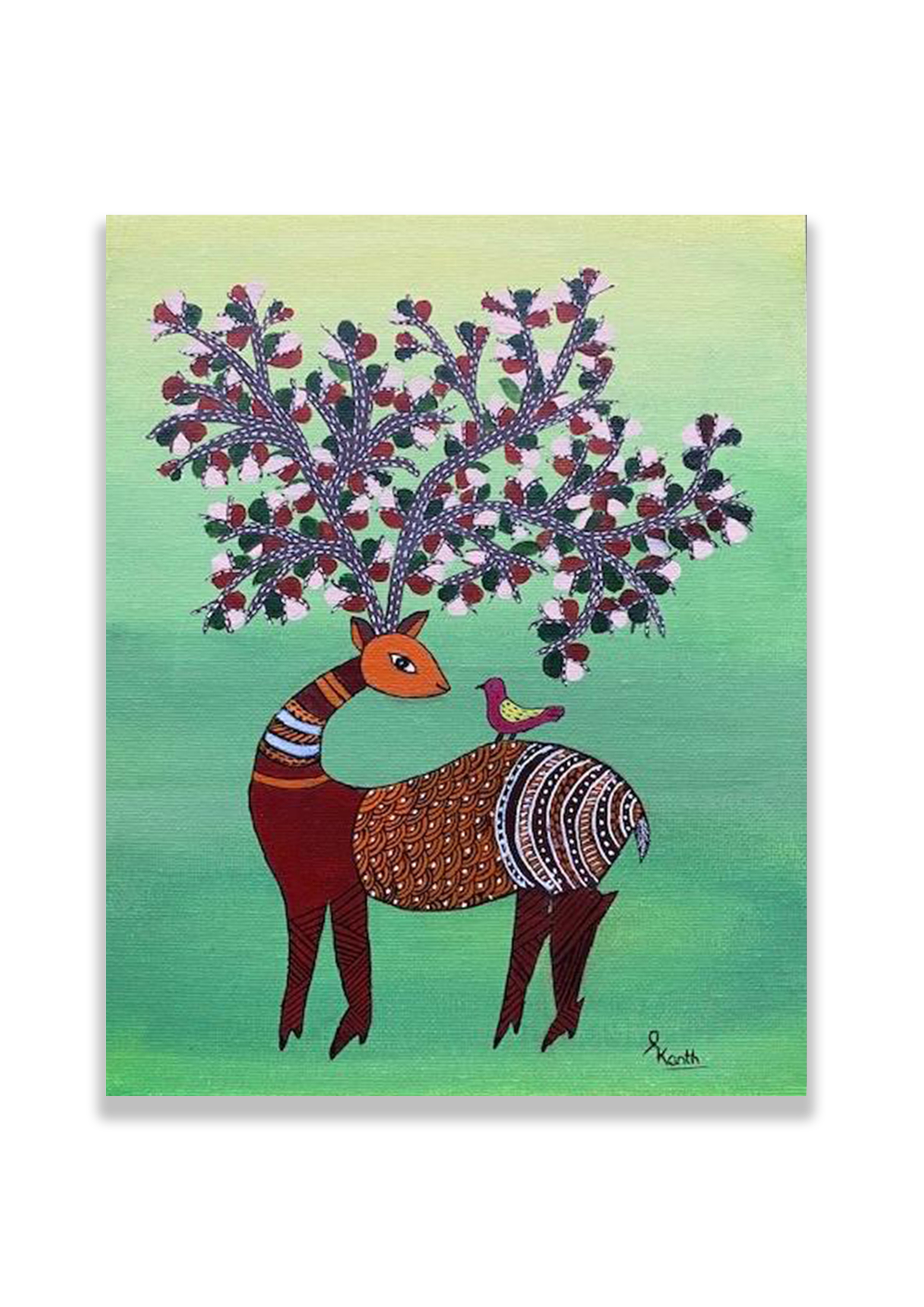 “A visitor” - Gayatri kanth - Sold