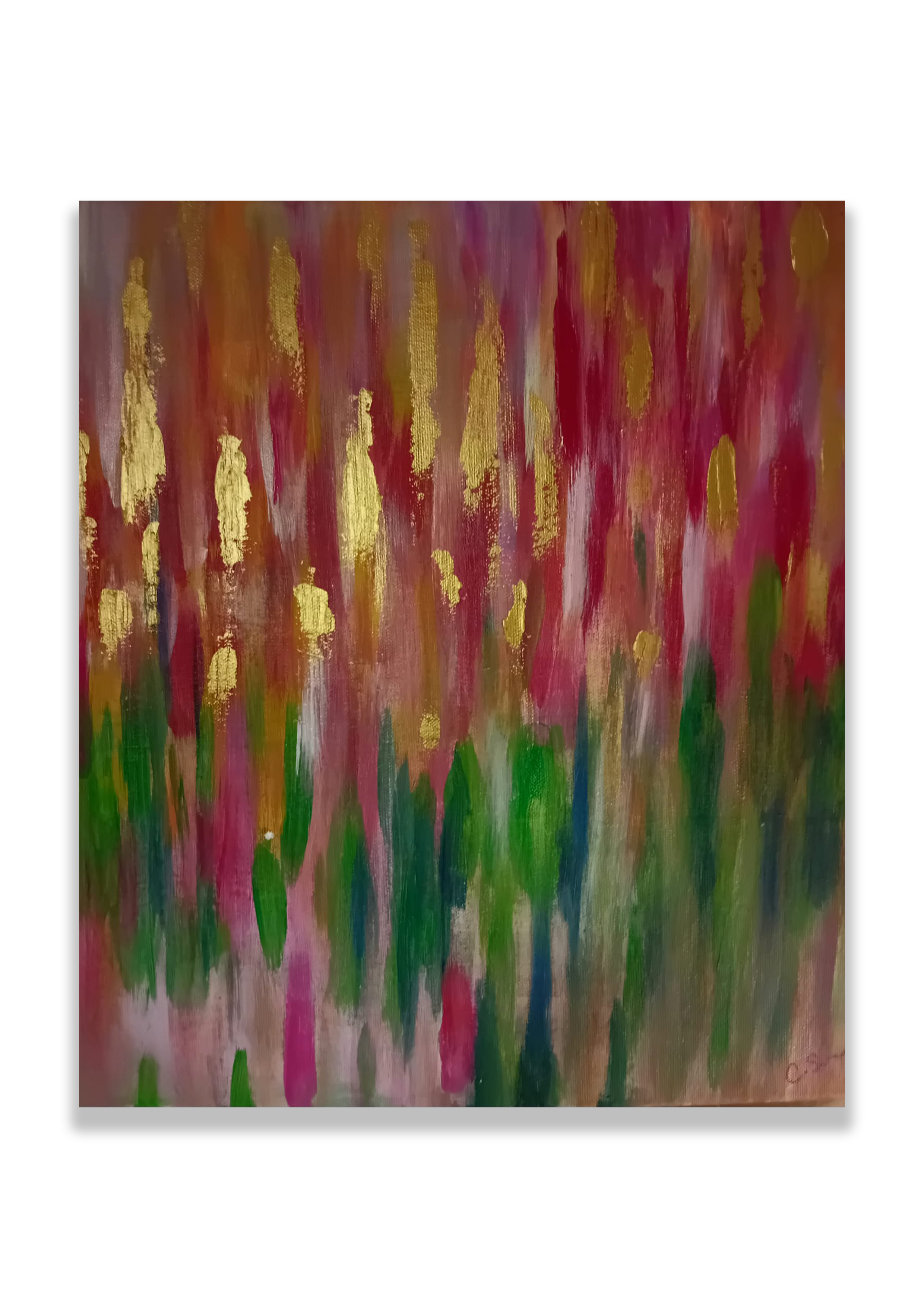 Tulips - Caroline Scudamore - 40x40cm - 180chf