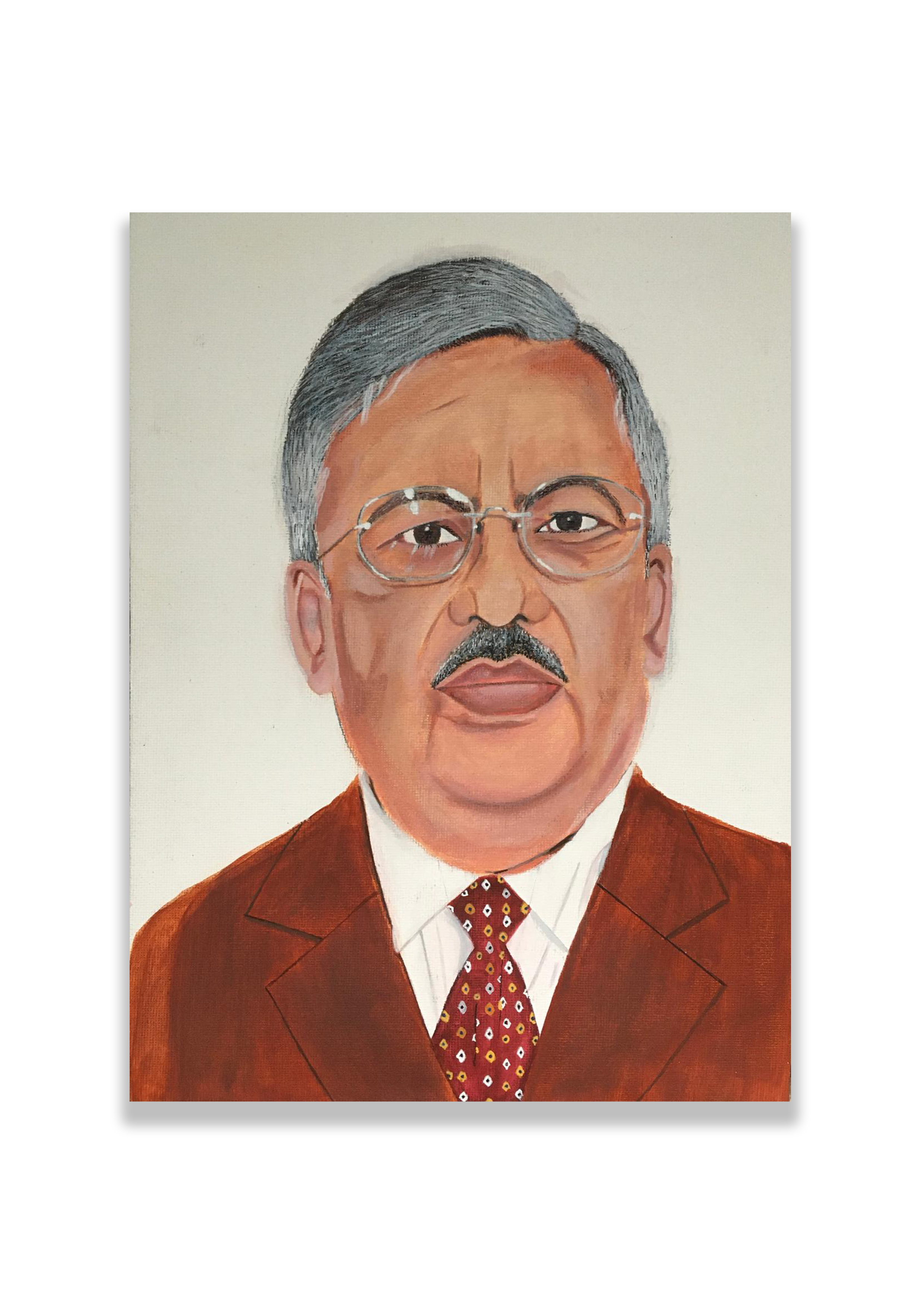 Portrait - acrylic on canvas - Gayatri Kanth - Sold