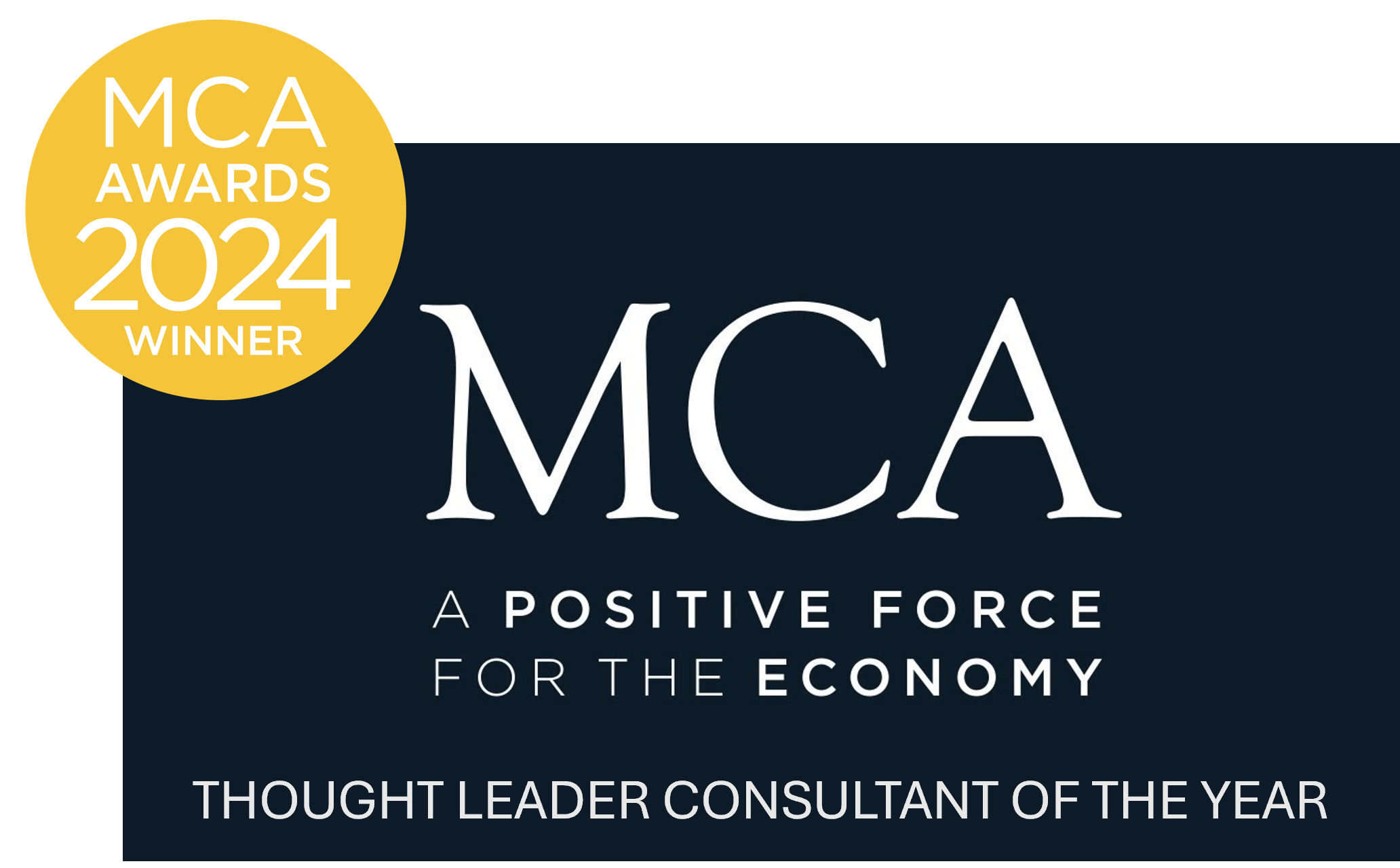 MCA Award 2024 Thought Leader winner badge for Amy Walters Cohen