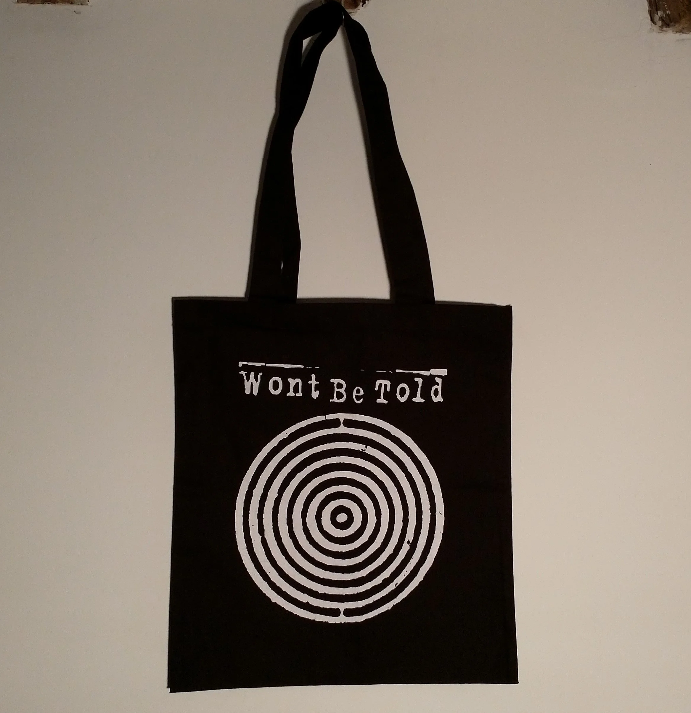 WBT DBT Tote Bag [Black/White.]