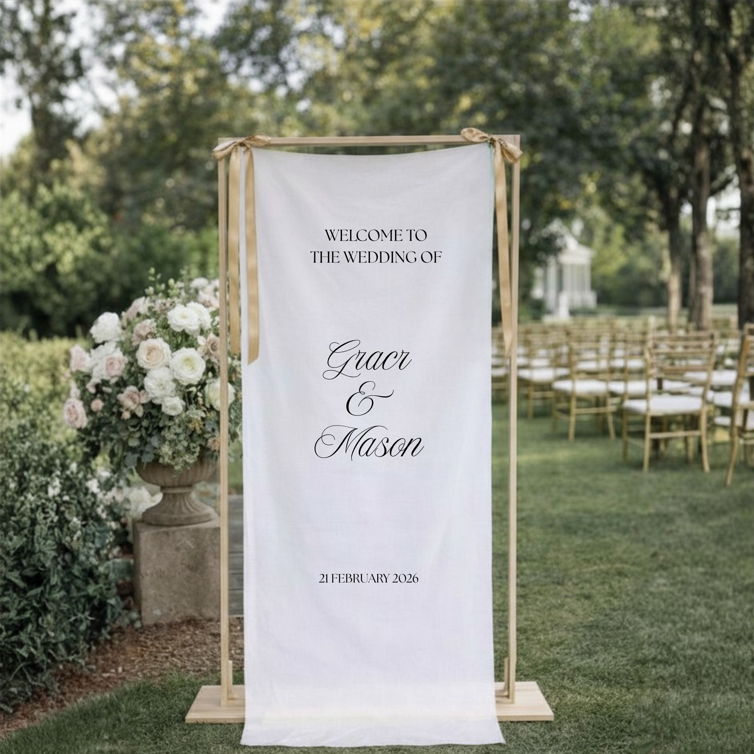 Chanel Wedding Sign
