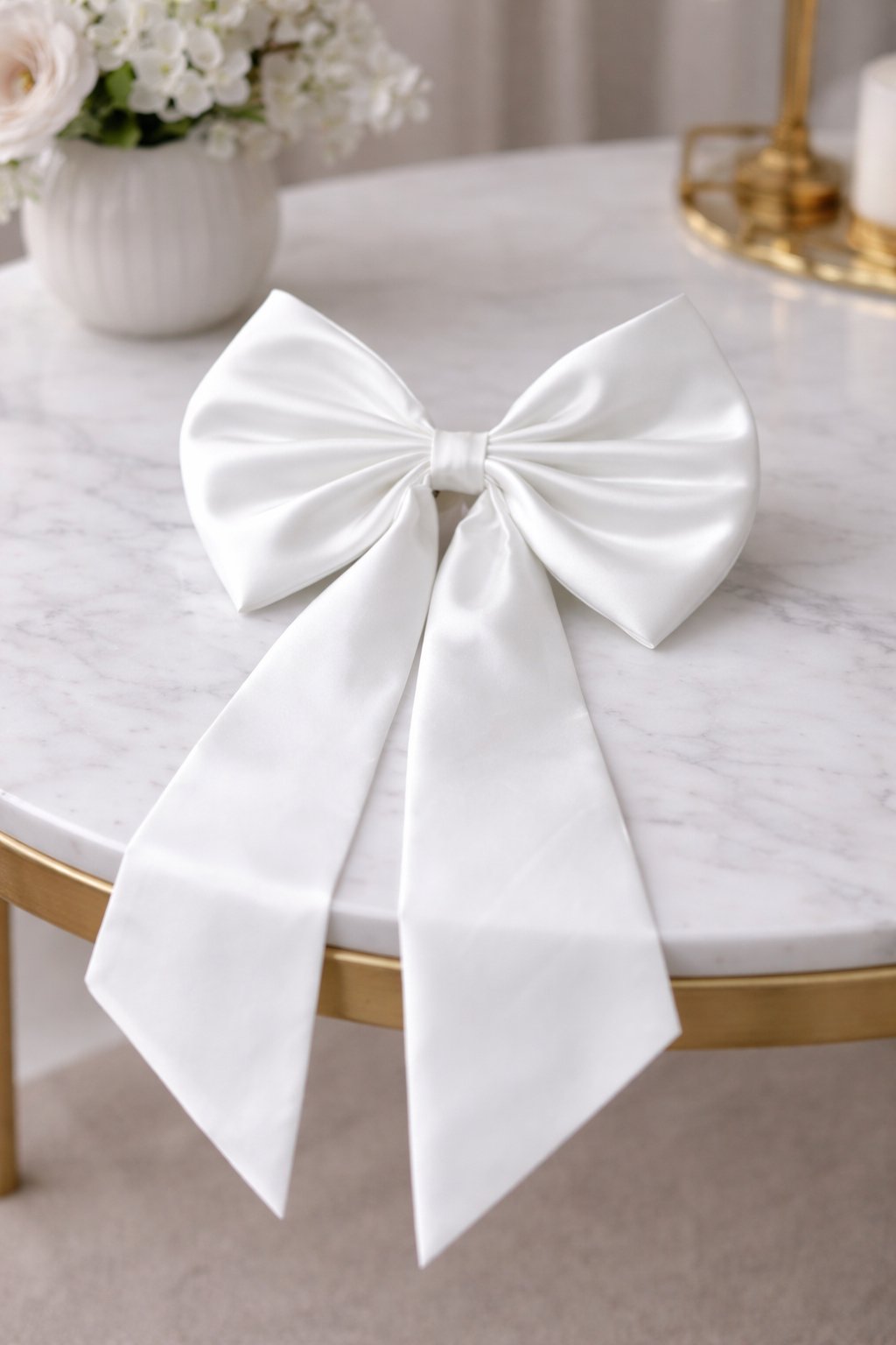 Small White Bow