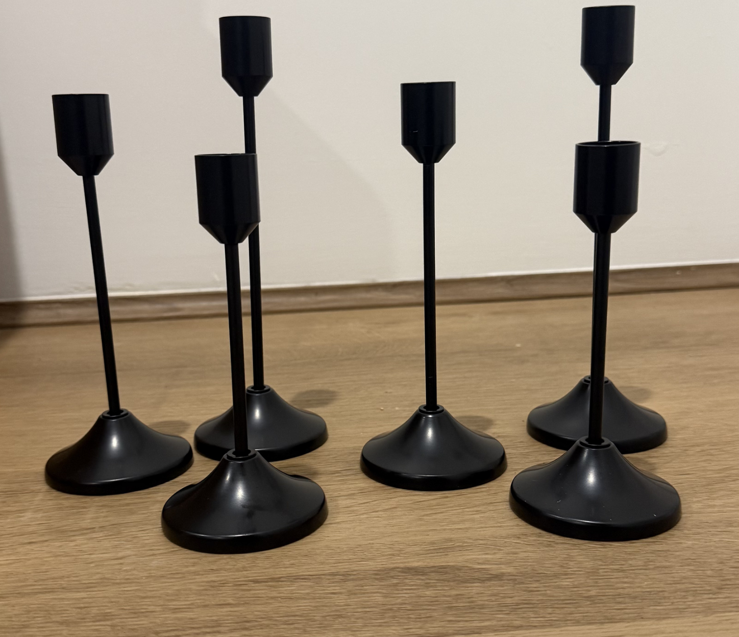Black Candle Holder