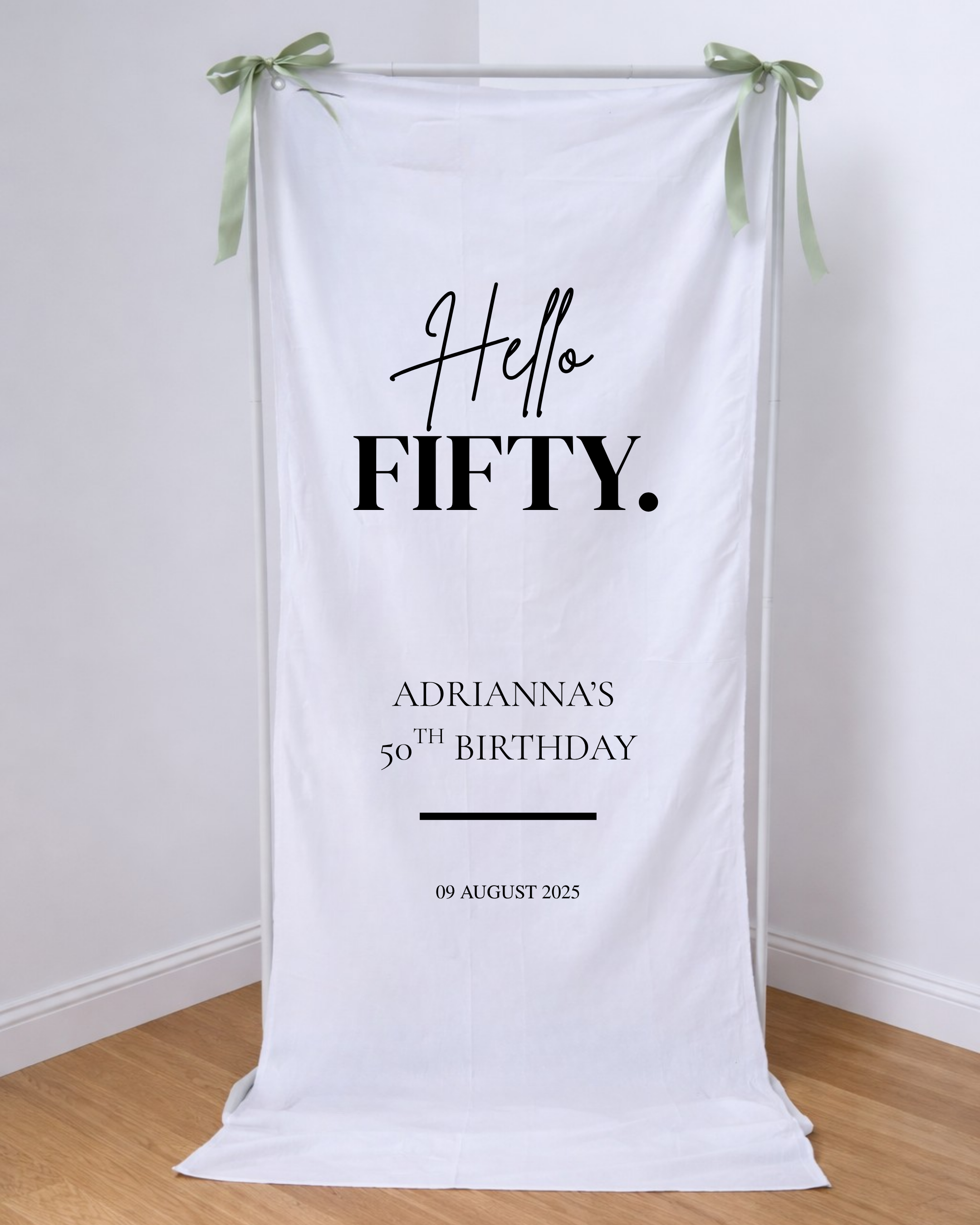 Hello Birthday Sign