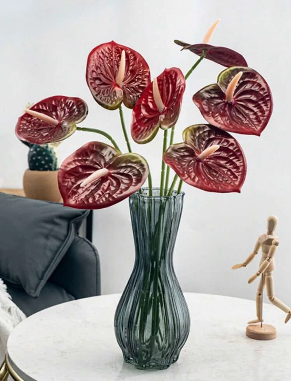 Burgundy Anthurium Lily