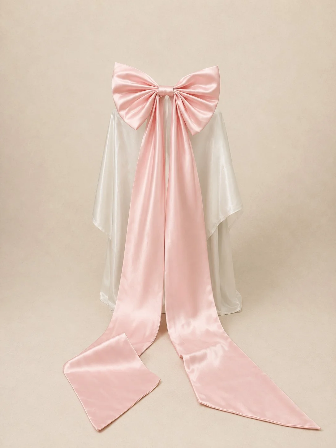 150cm Pink Bow. Two Available. $15 each