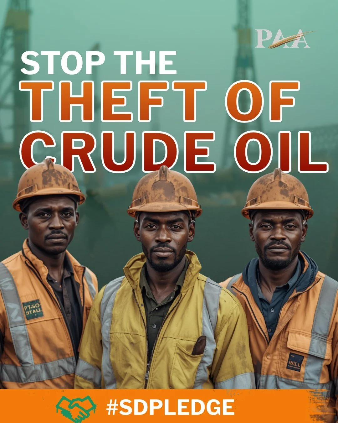 Every barrel of crude oil stolen from Nigeria is food taken from a child's plate. It is a road not built, a hospital not staffed, a salary not paid.

For too long, those in power have looked the other way while our national wealth is plundered. As Pr