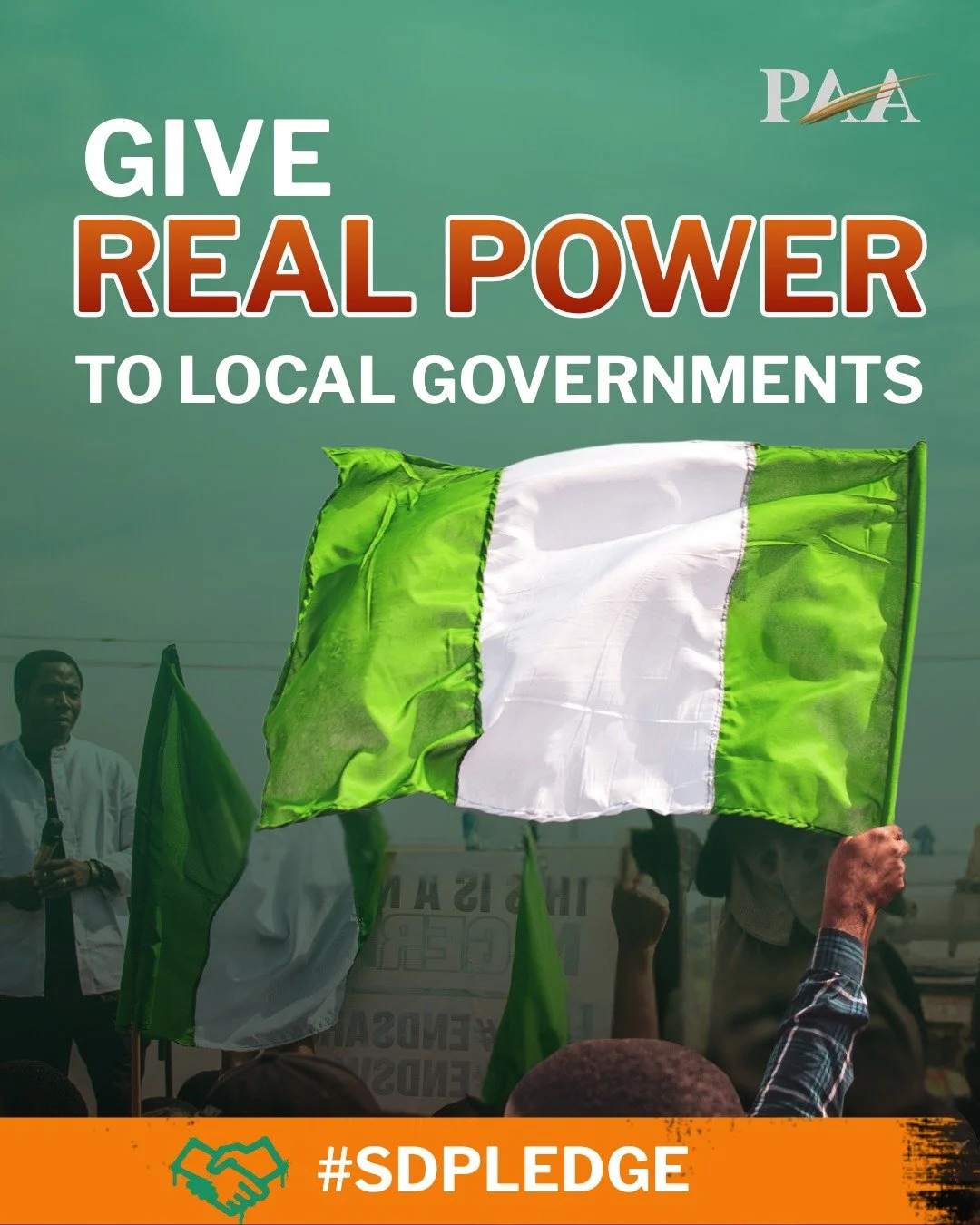 For too long, local governments have been starved of funds and stripped of authority by state governors. The result is that the tier of government closest to the people has become the most powerless.

As President, I will restore genuine autonomy to 