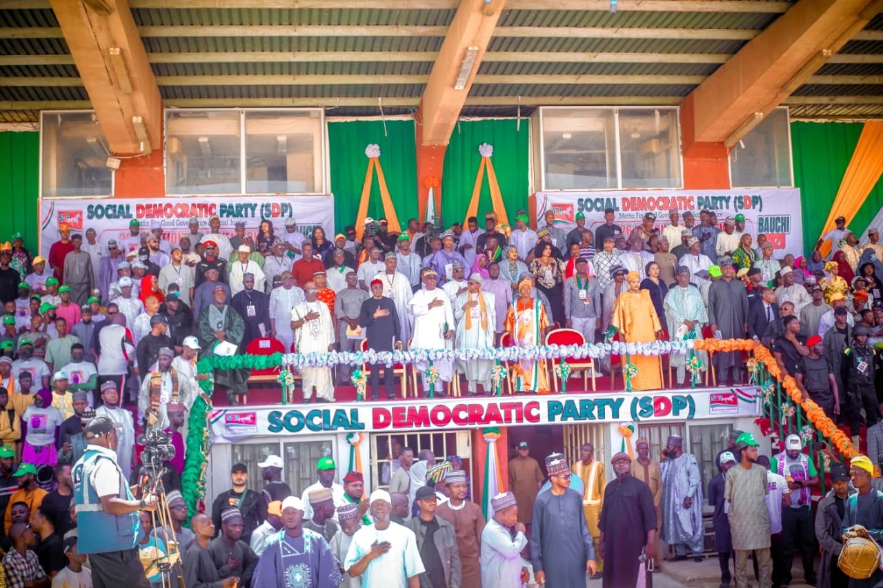 Prince Adewole Adebayo is elected the SDP's presidential candidate for the 2027 elections at the party's national convention in Bauchi. (09.05.26)
