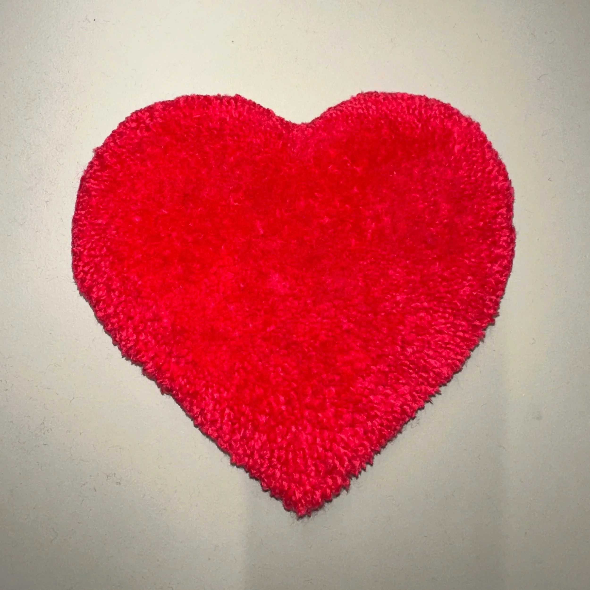 Bright Pink Heart Coaster