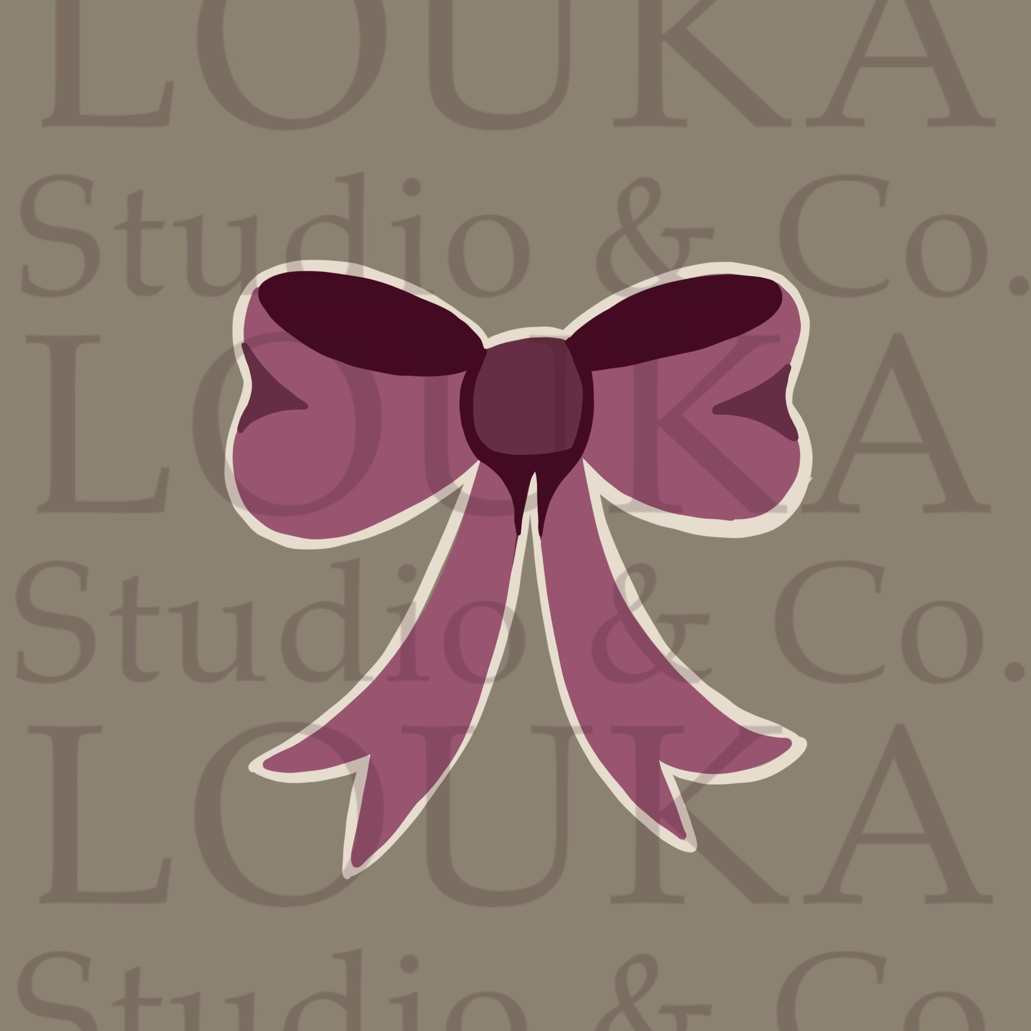 Bow

*Colour choice of background and bow required upon booking*