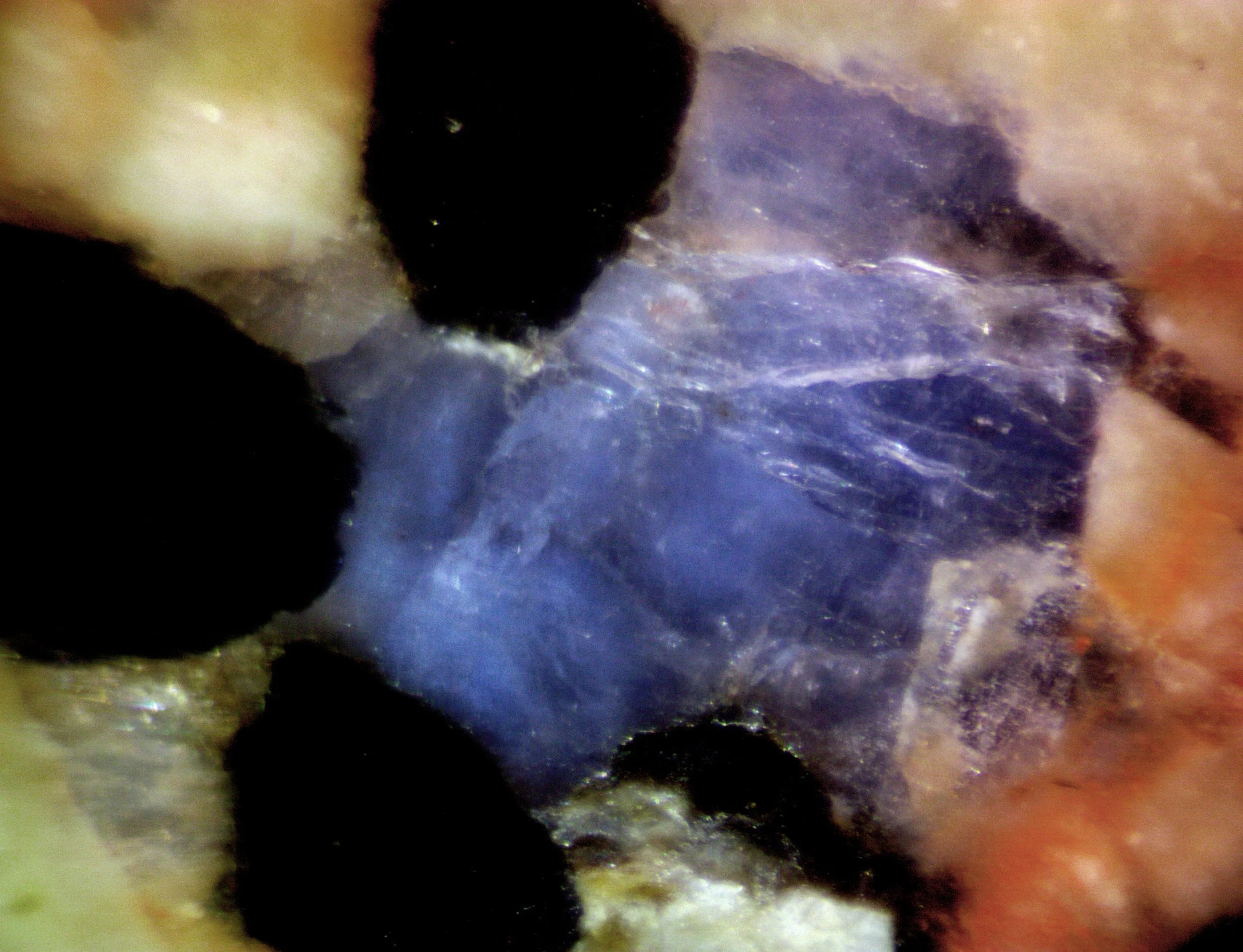 Polished sample of a Småland (Sweden) type granite.