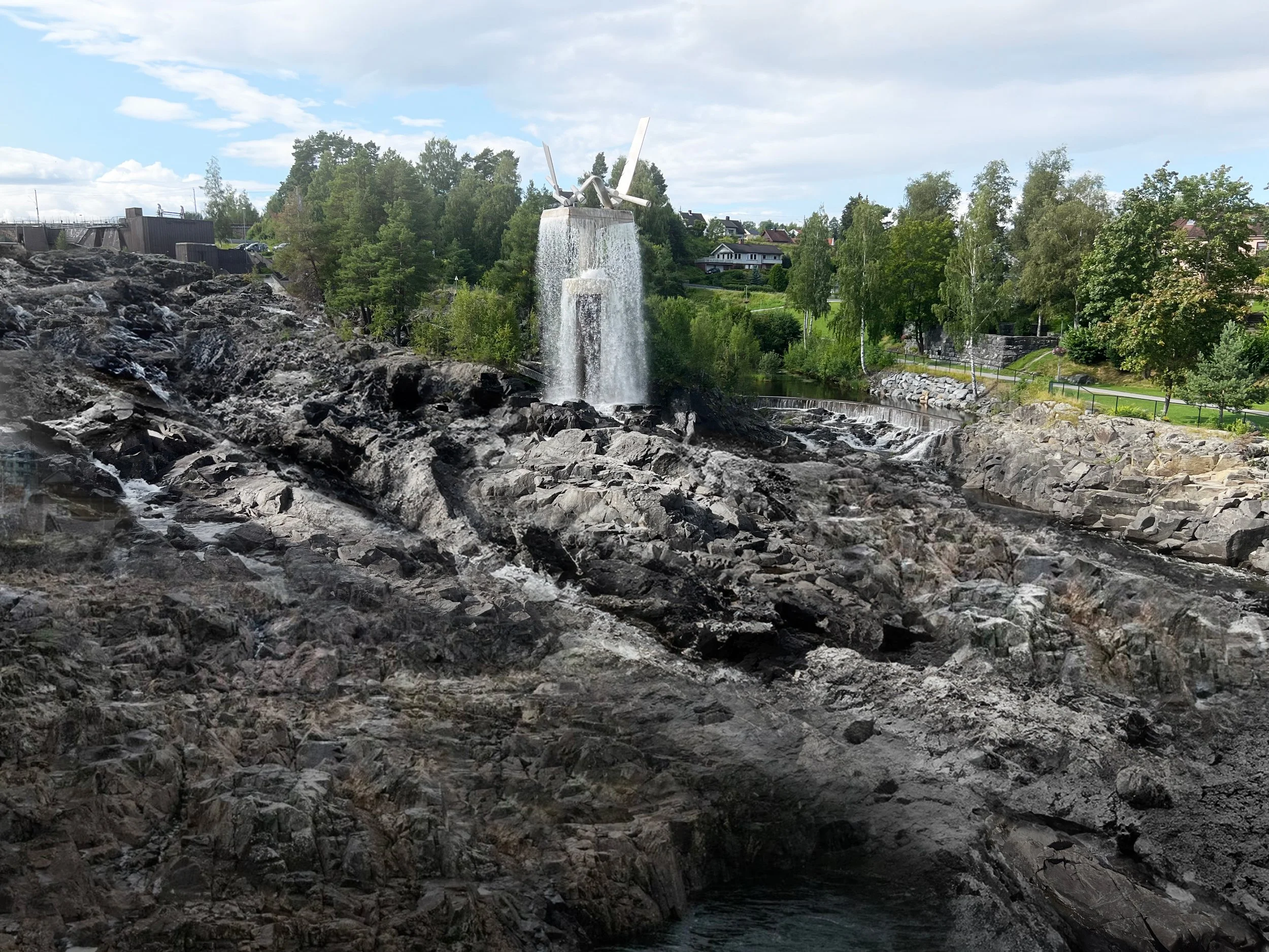 Status: The dry waterfall