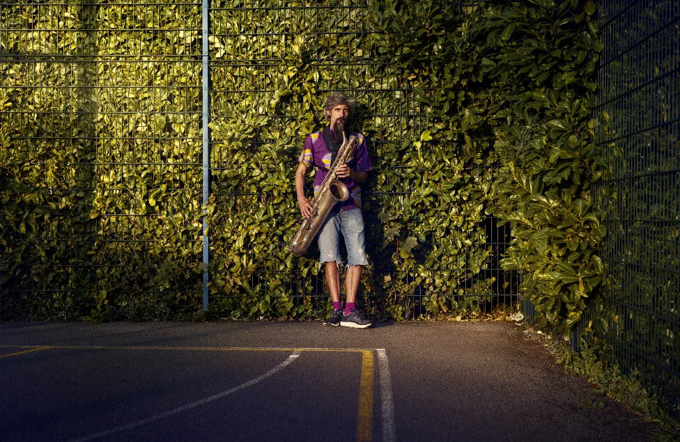 Advertising photographer Jon Enoch captures London musicians using outdoor space to practice.