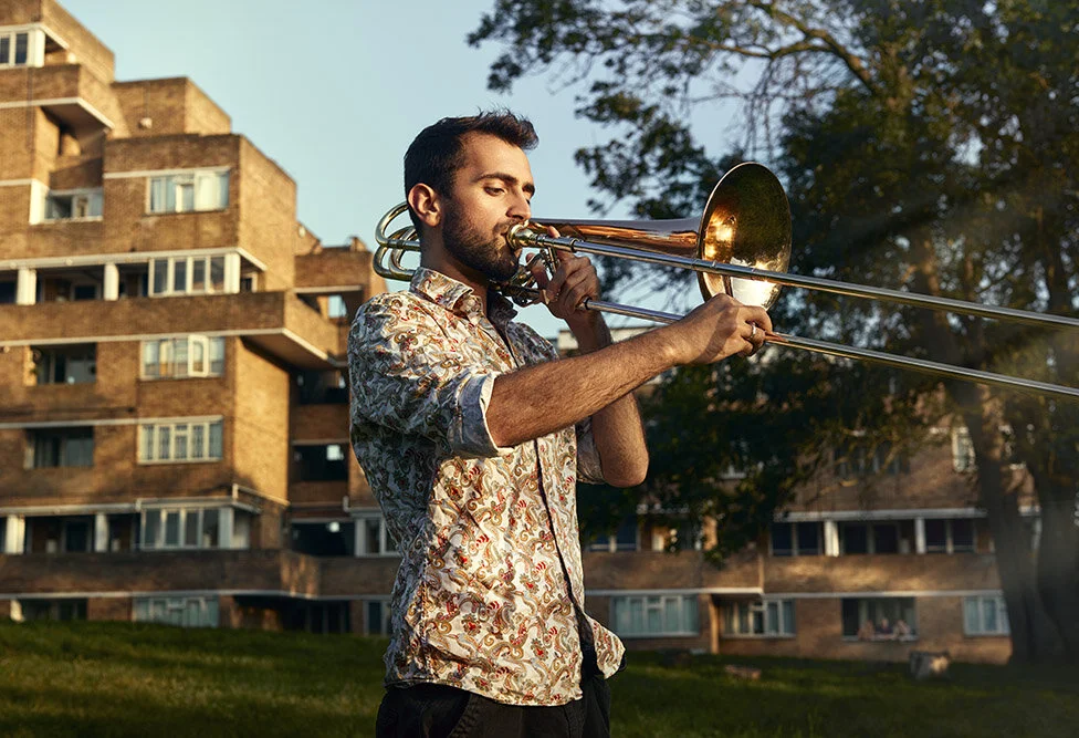 Advertising photographer Jon Enoch captures London musicians using outdoor space to practice.