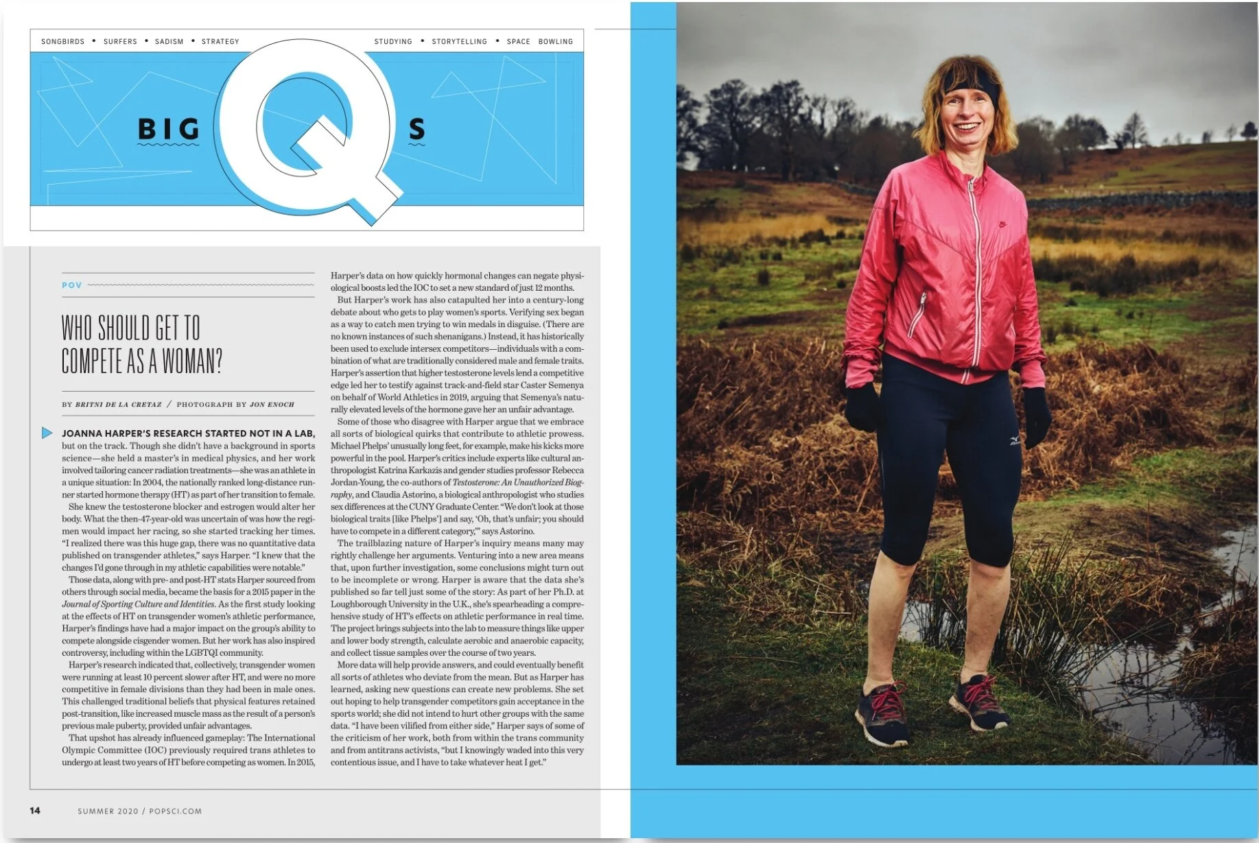 Joanna Harper portrait by Jon Enoch