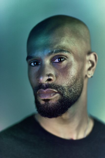 A studio portrait show with a very shallow depth of field to really draw the viewer into the subjects eyes.