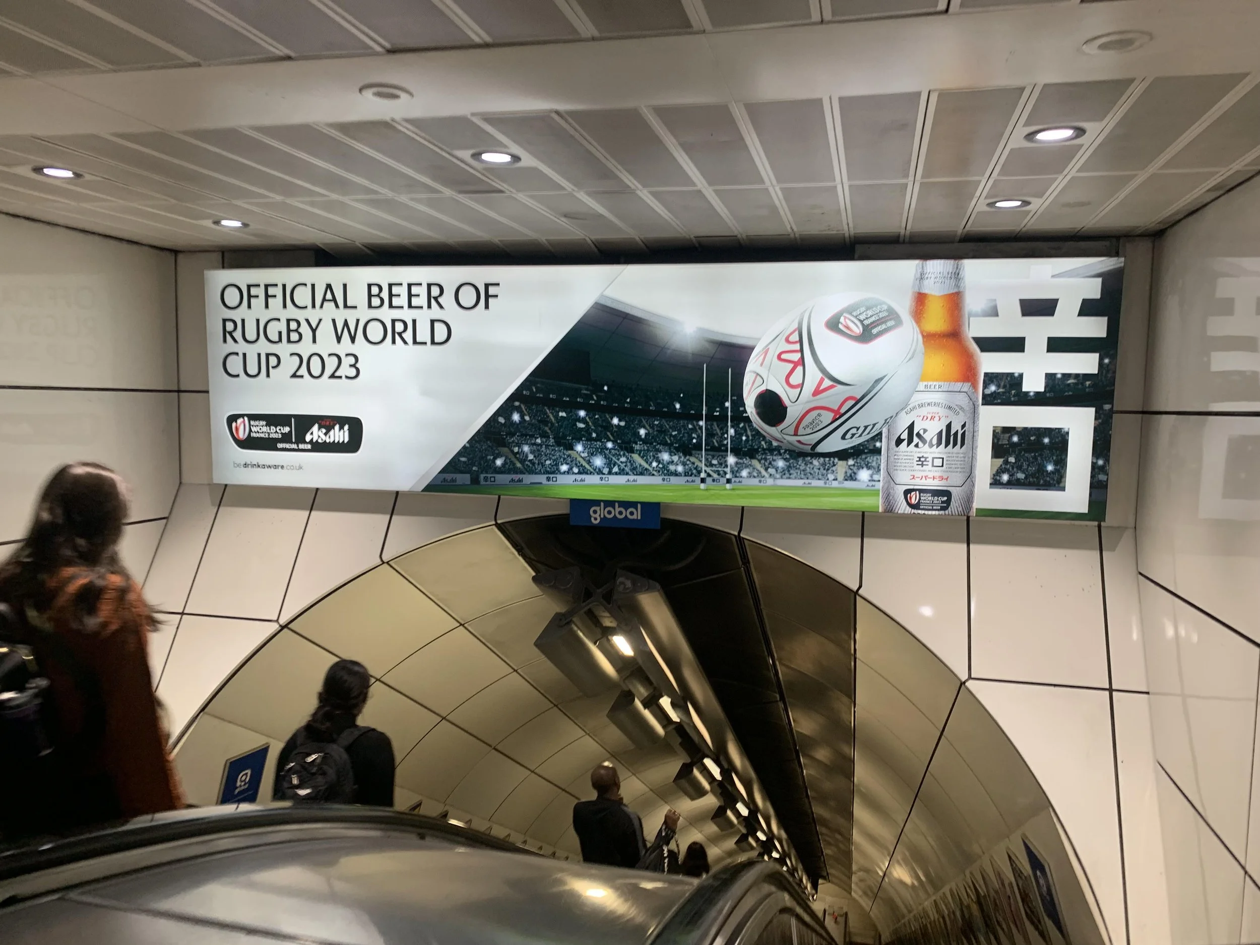 Out of home advertising for beer brand Asahi shot by photographer Jon Enoch