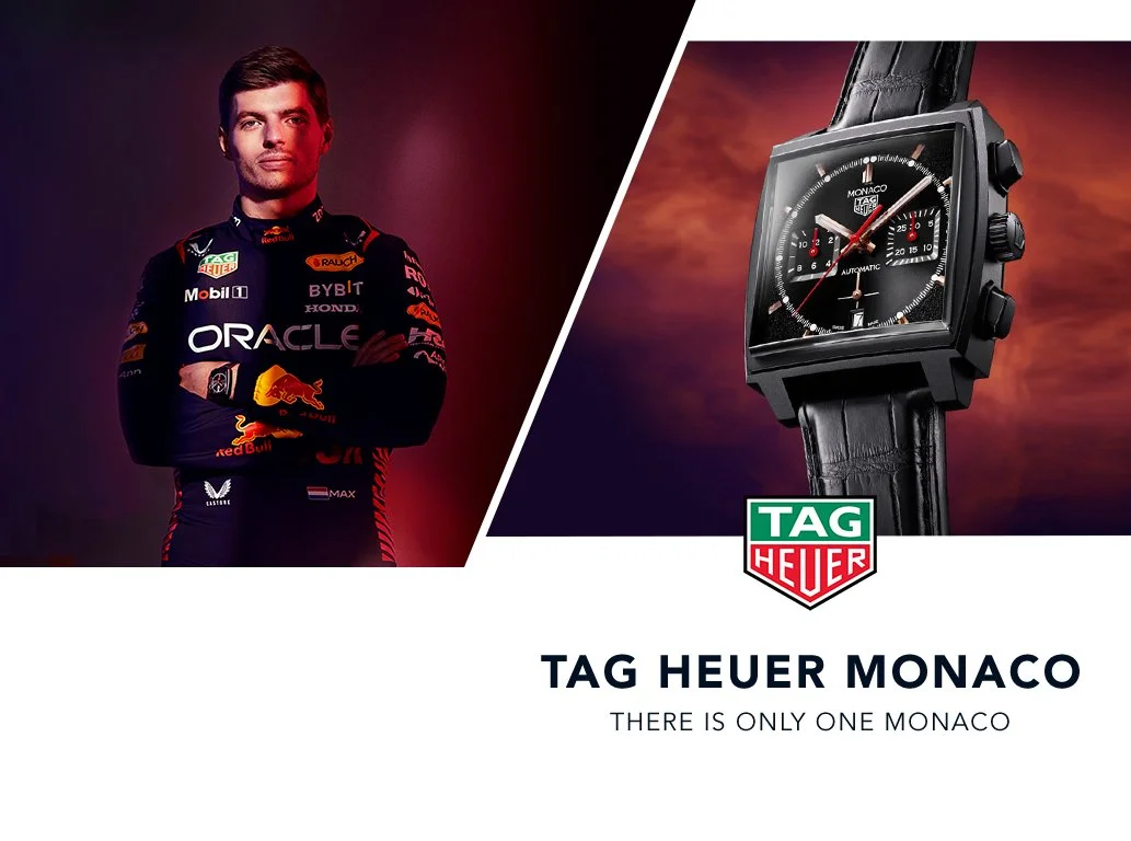 Out of home advert for TAG Heuer shot by leading sports advertising photographer Jon Enoch