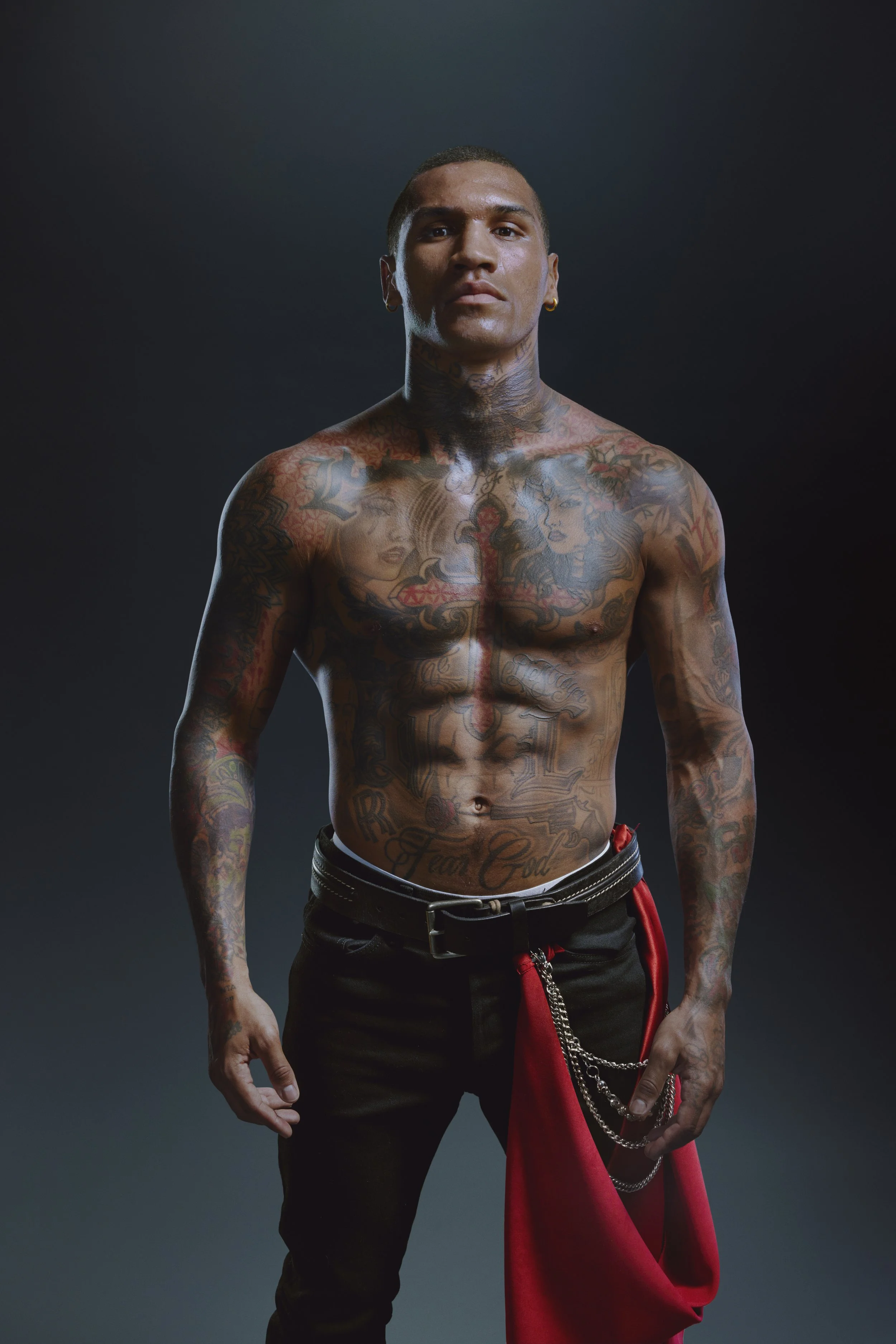 sports photographer Jon Enoch shoots boxers Conor Benn and Chris Eubank Jr in Spain and Dubai for this boxing promotional image