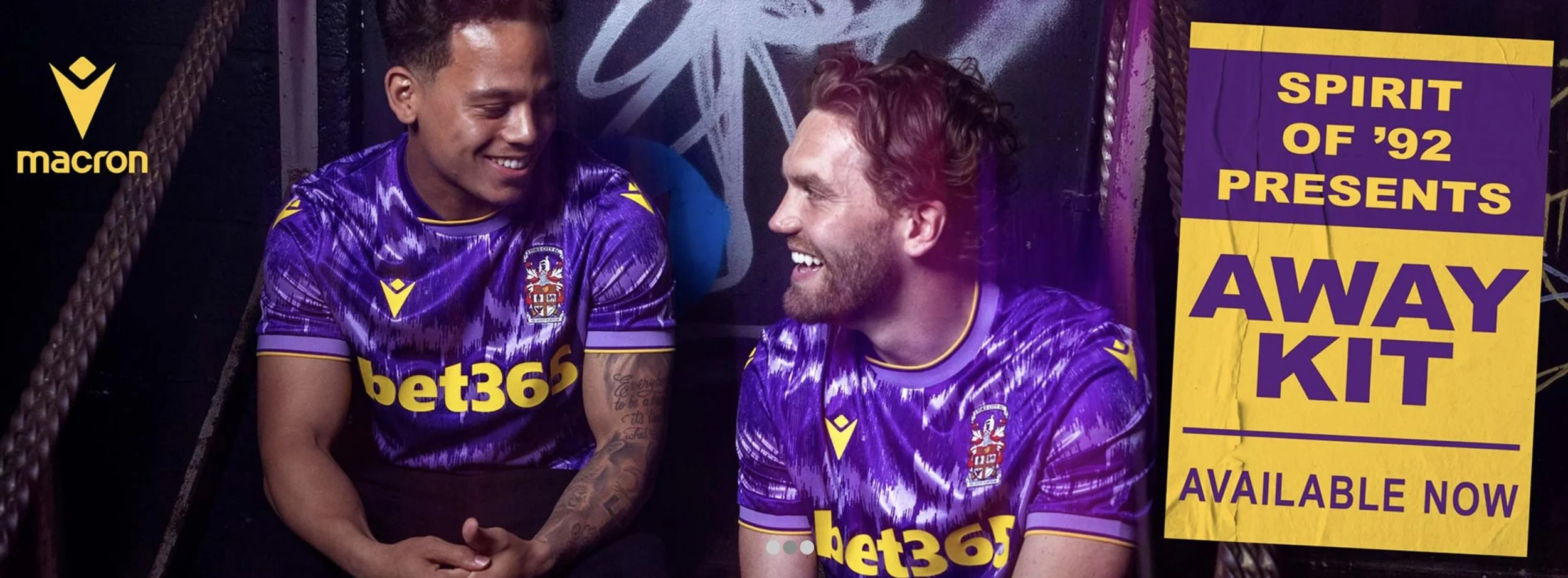 Jon Enoch shoots this advertising campaign for the new Stoke City shirt launch.