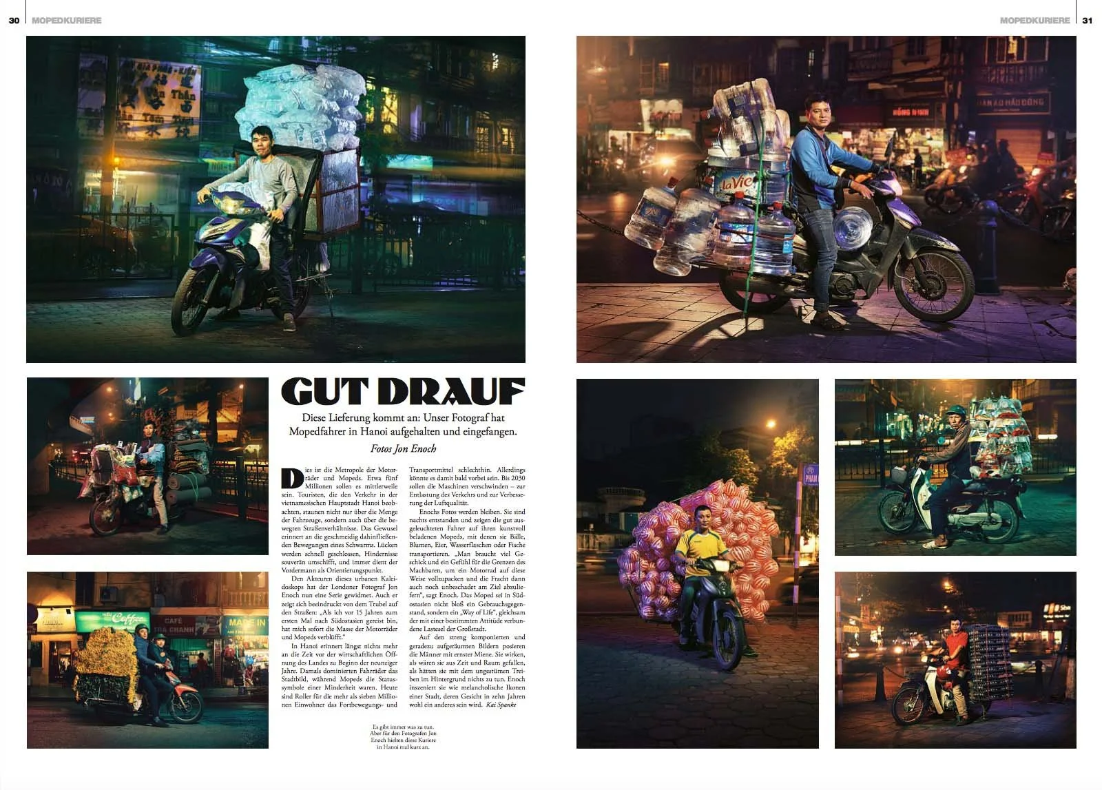 A cutting showing Jon Enoch's Bikes of Hanoi Series.