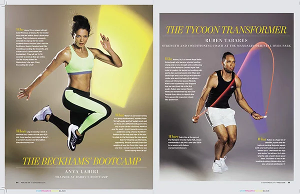 Lifestyle photographer Jon Enoch shoot a series on fitness trainers