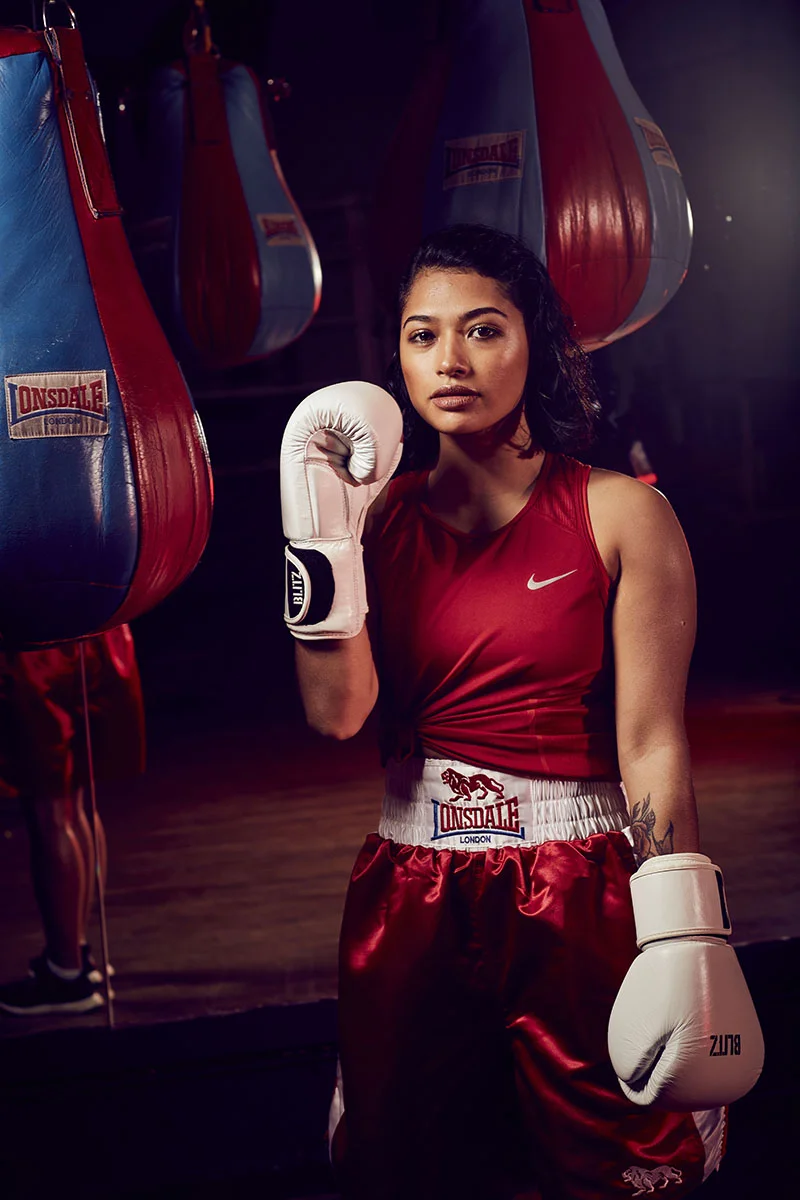 celebrity boxing images for BBC. Jon Enoch