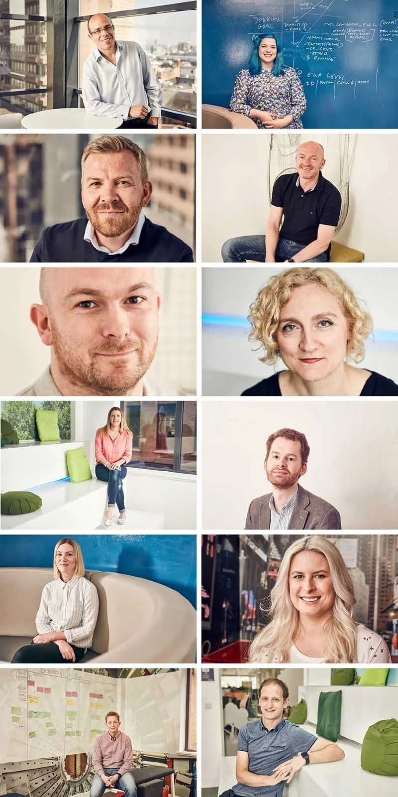 Corporate photoshoot by Jon Enoch for Booking.com