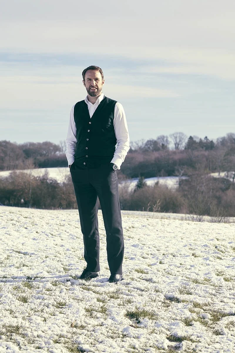Gareth Southgate portrait taken by Jon Enoch