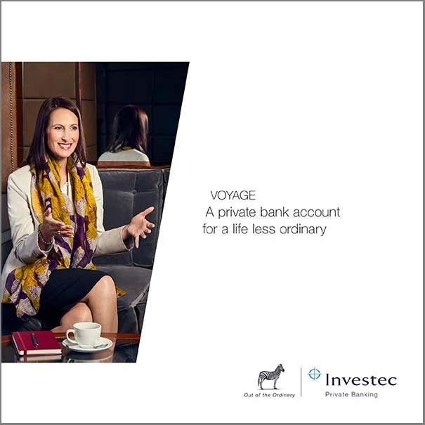 Prints adverts for Investec photographed by advertising photographer Jon Enoch