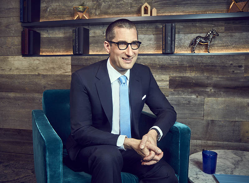 A modern contemporary corporate portrait by London based photographer Jon Enoch