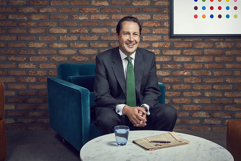 A modern contemporary corporate portrait by London based photographer Jon Enoch